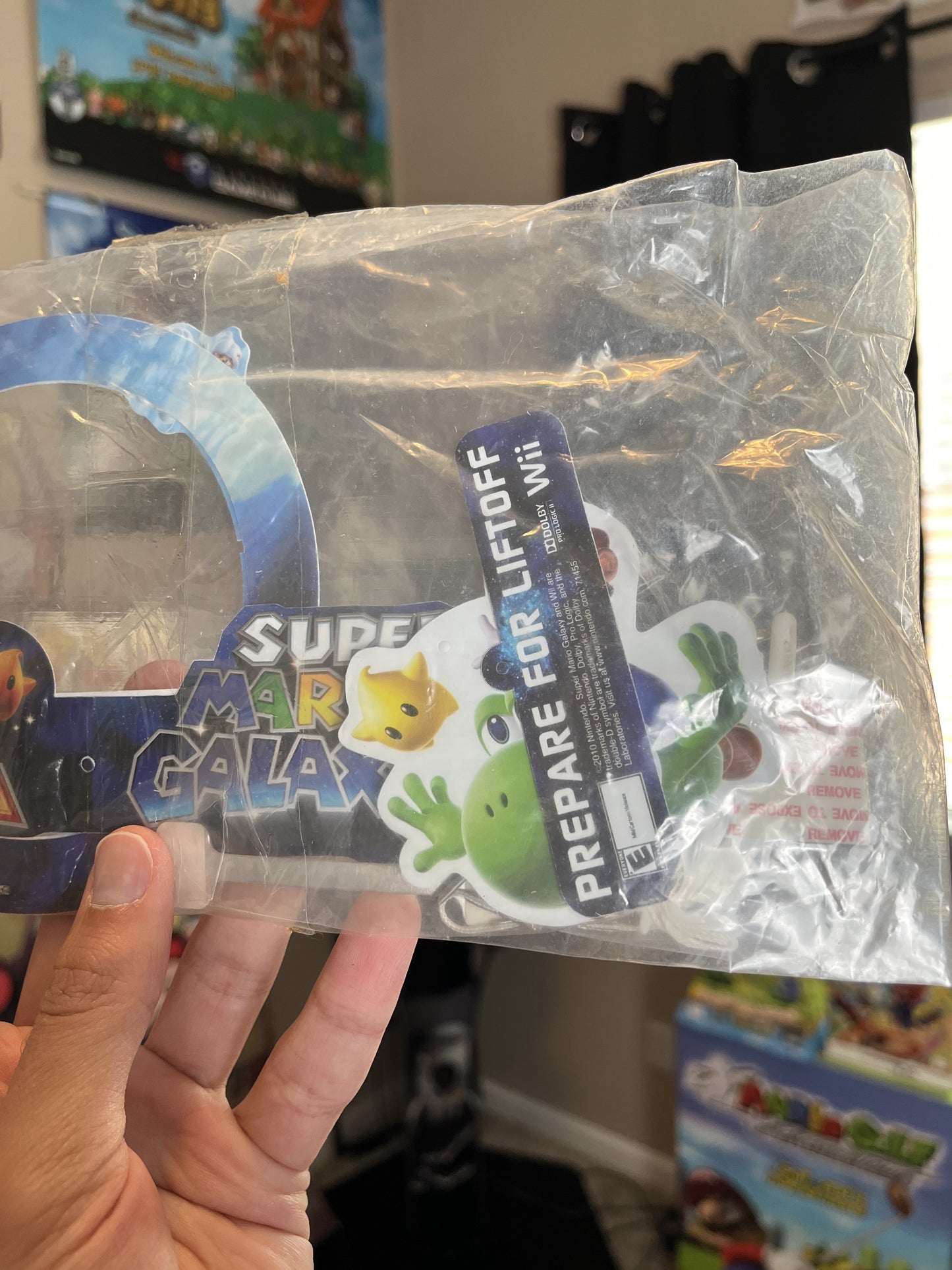 Super Mario Galaxy 2 Wii Hanging Store Display NEW RARE