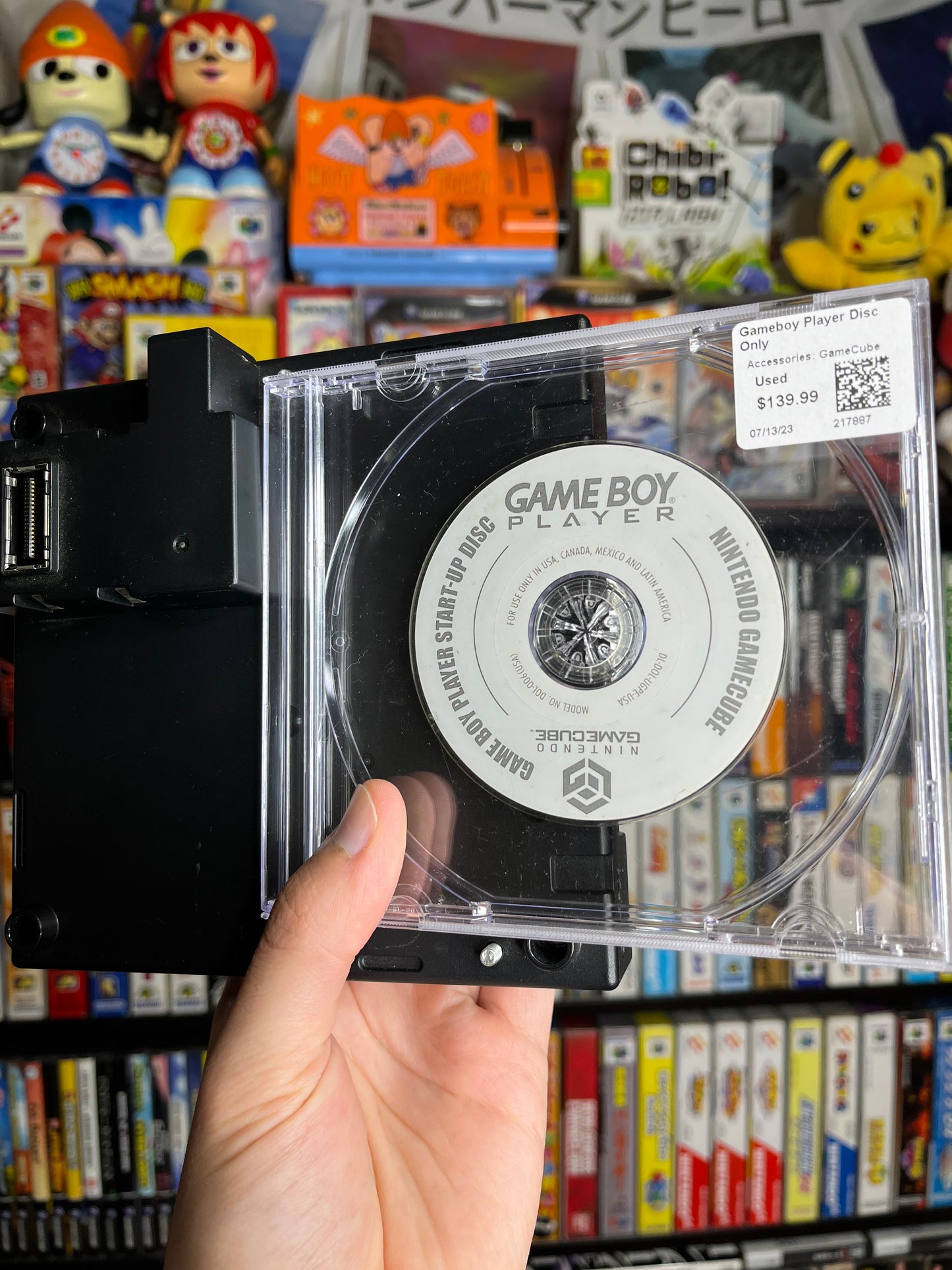 GameCube GameBoy Player Disc + Attachment