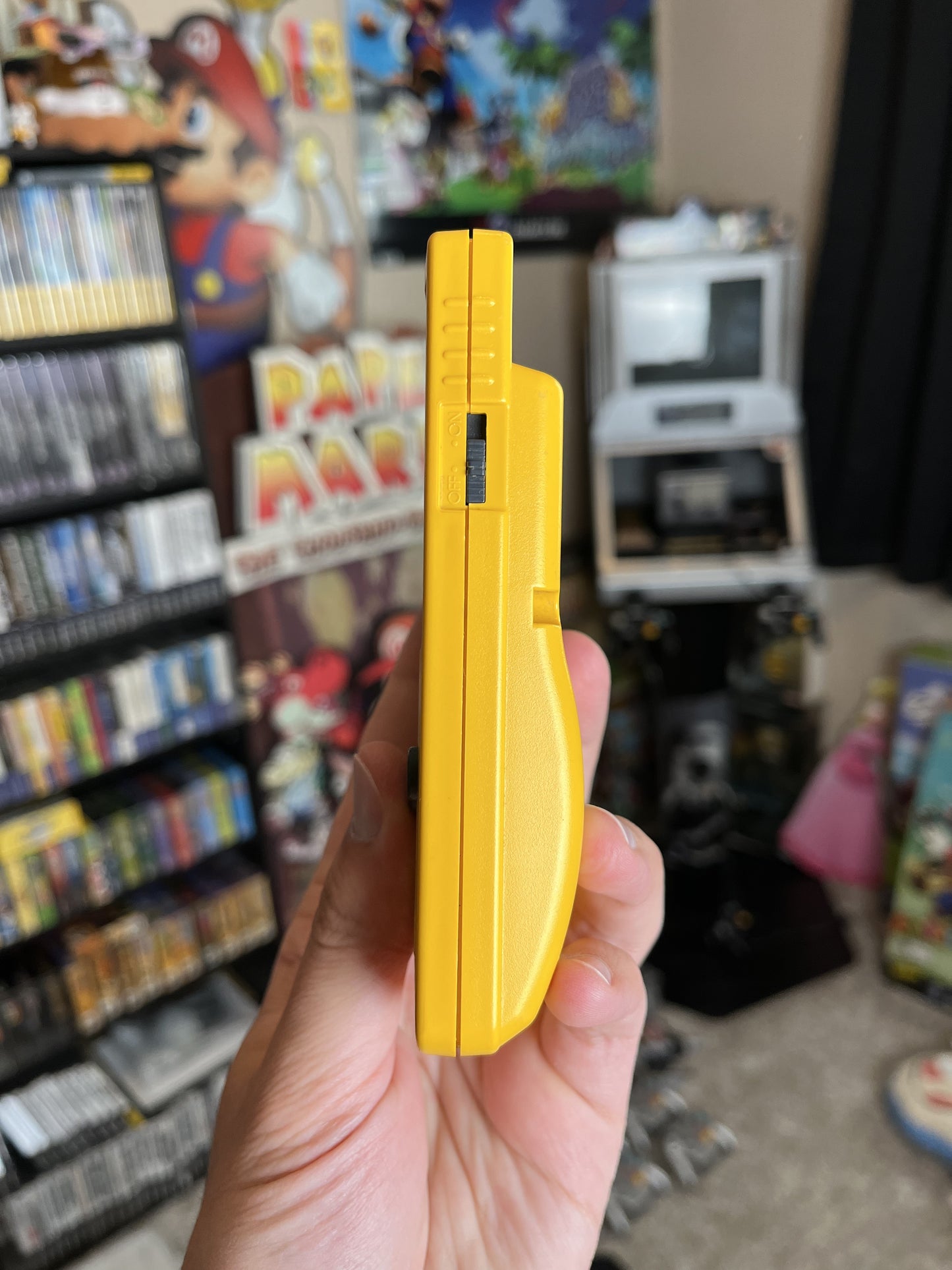 Game Boy Color Dandelion Yellow Clean Works Great