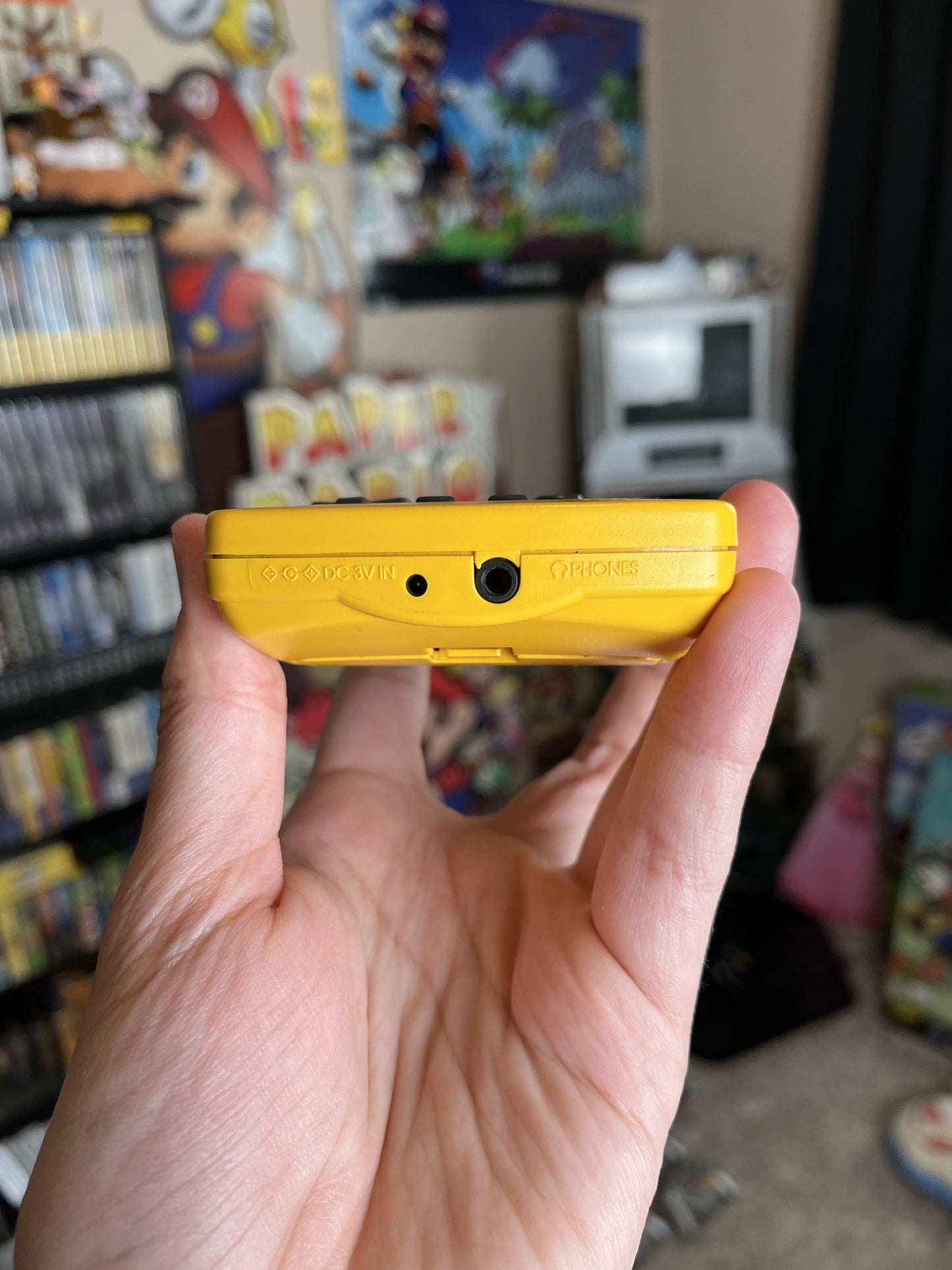 Game Boy Color Dandelion Yellow Clean Works Great