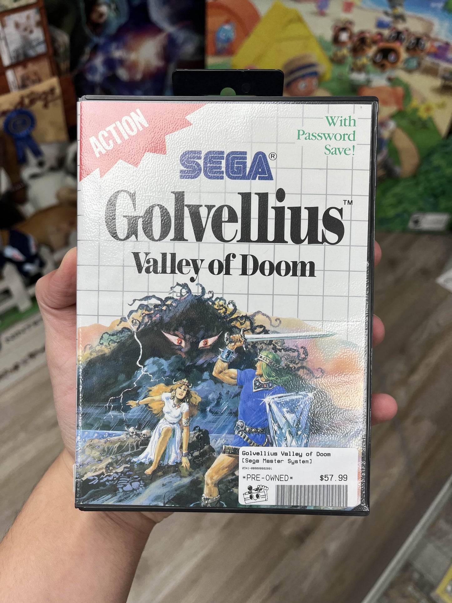 Golvellius Sega Master System CIB