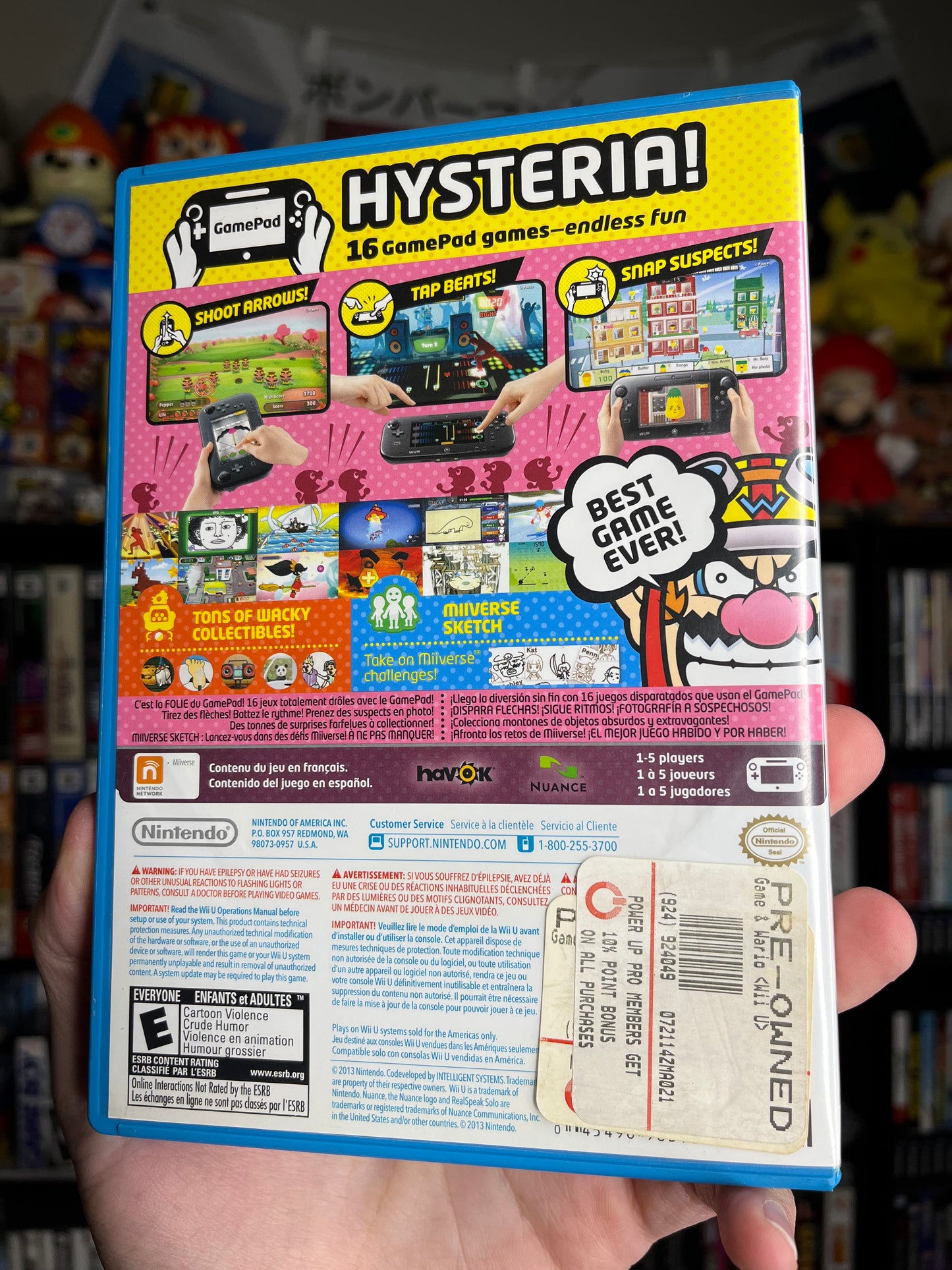 Game & Wario Wii U CIB