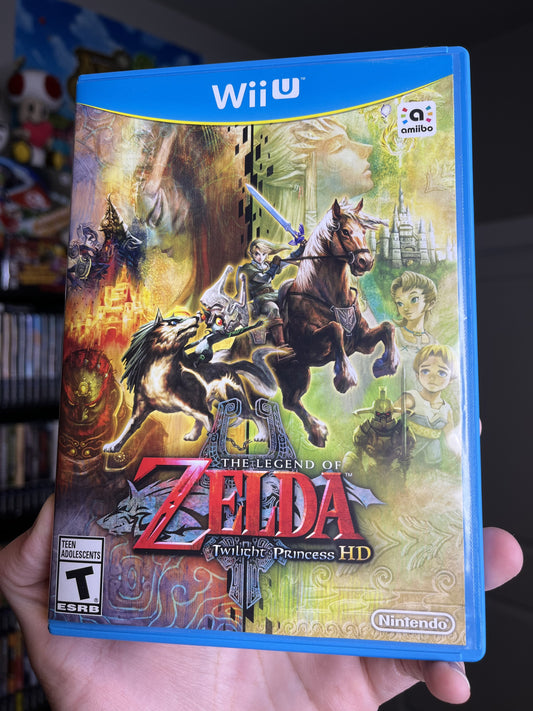 Zelda Twilight Princess HD Wii U CIB Clean