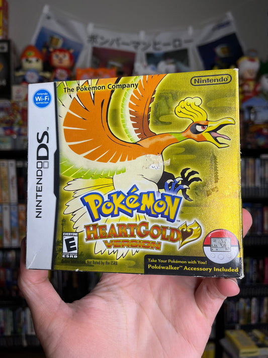 Pokemon Heart Gold DS Big Box CIB W/ Pokewalker