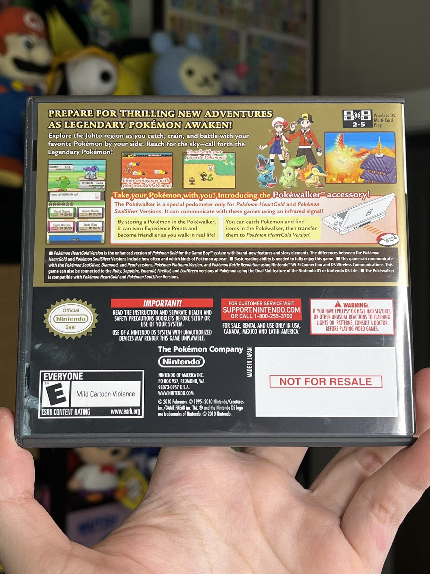 Pokemon Heart Gold DS Big Box CLEAN