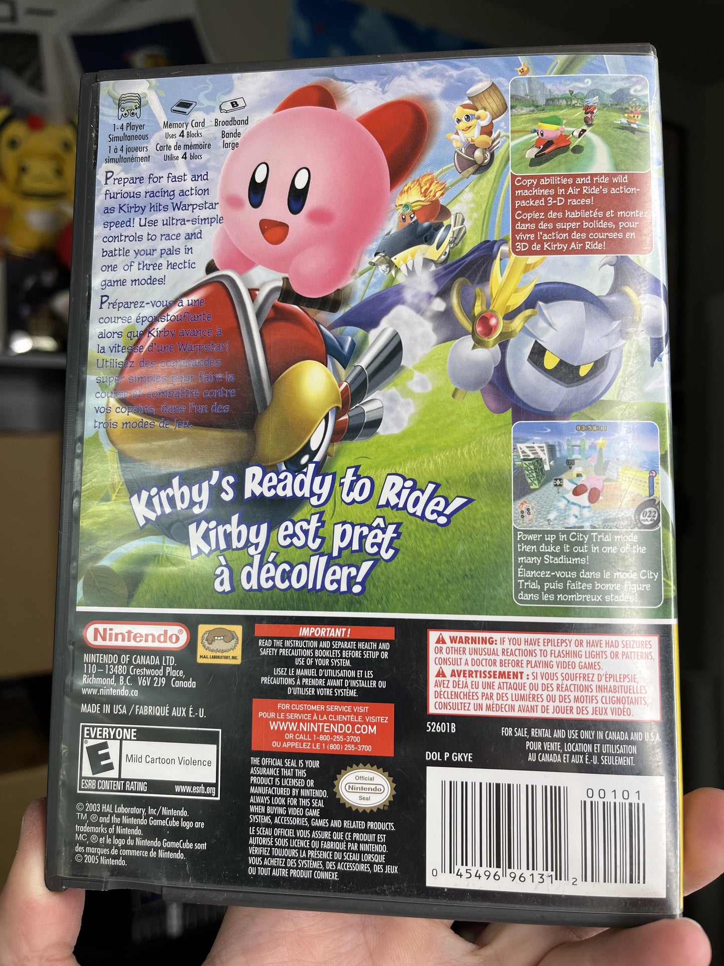 Kirby Air Ride GameCube Boxed