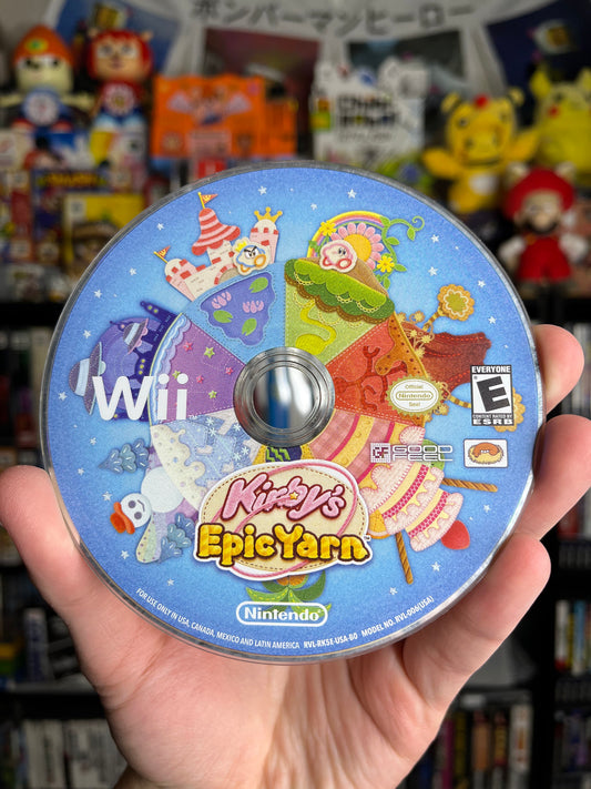 Kirby's Epic Yarn Wii Disc Only