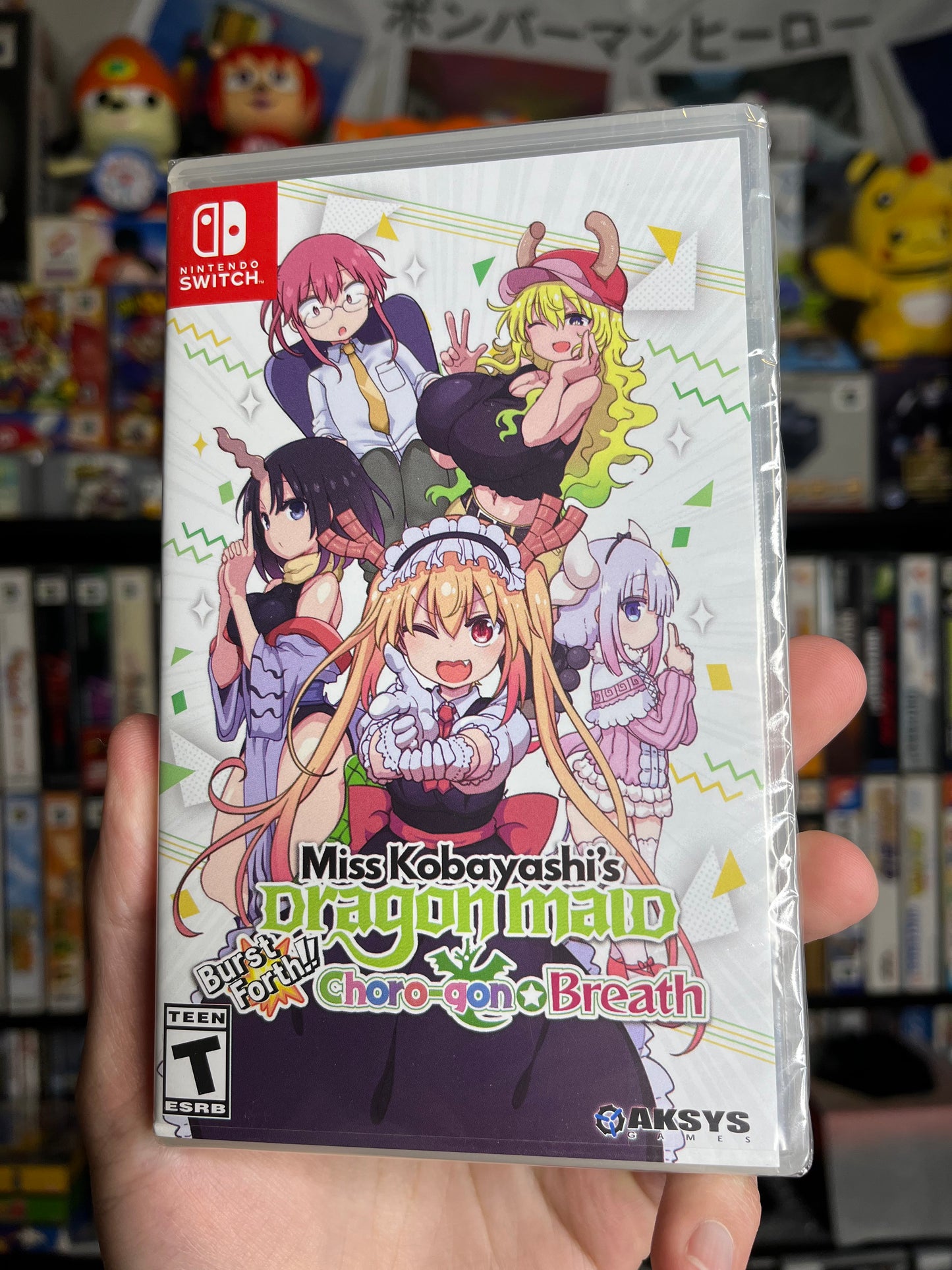 Miss Kobayashi's Dragon Maid Burst Forth!! Choro-gon Breath Nintendo Switch SEALED