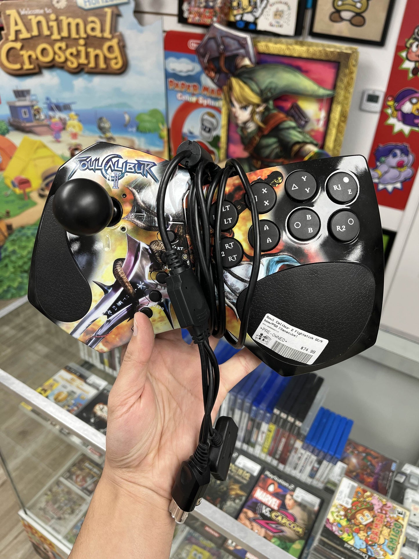 Soul Calibur II 3-In-1 Fight Stick RARE