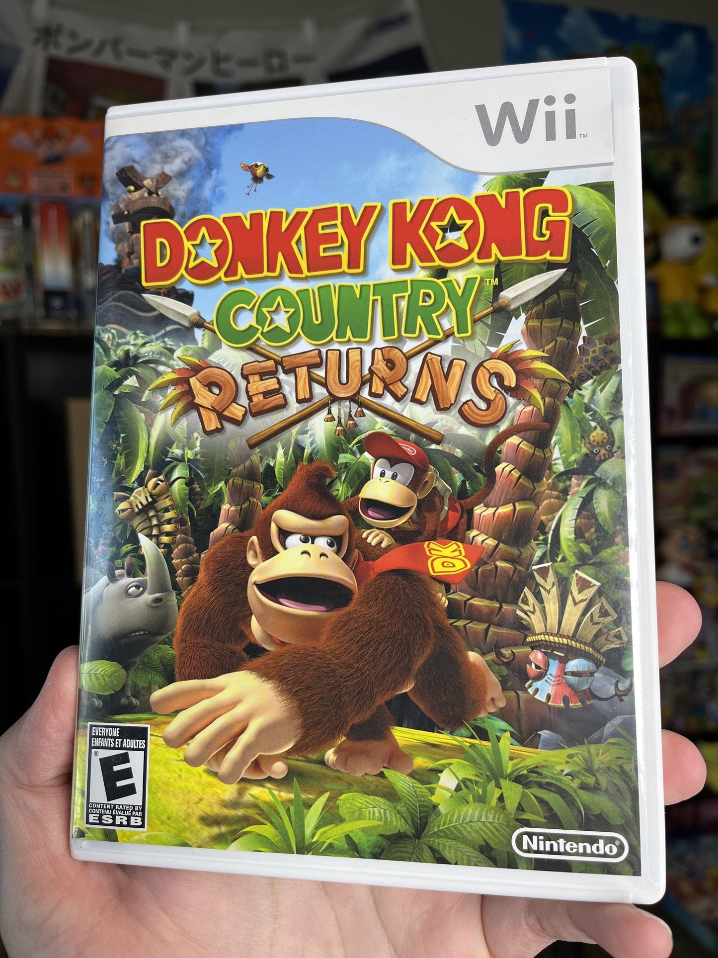 Donkey Kong Country Returns Wii CIB Clean