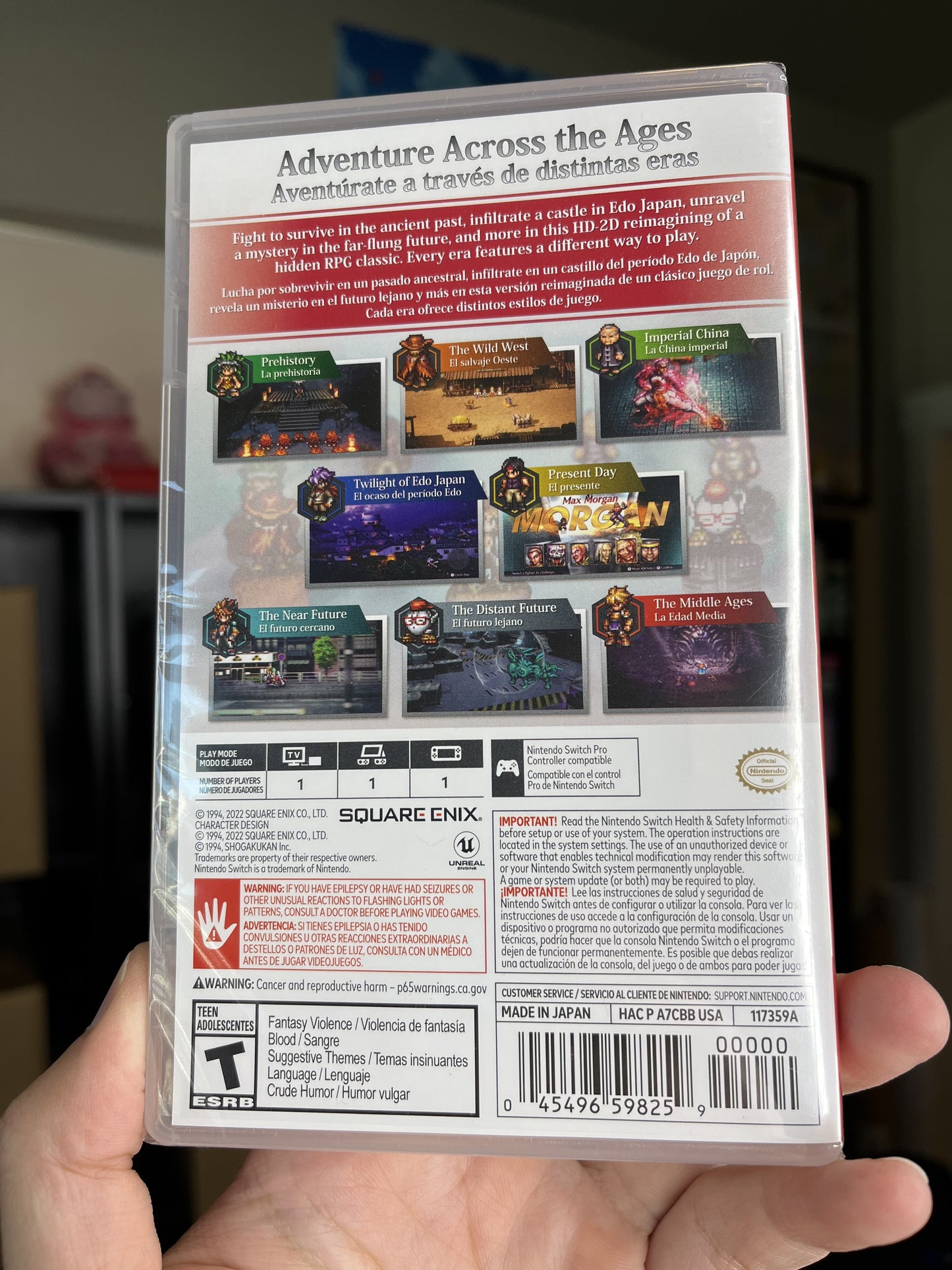 Live A Live Switch Sealed