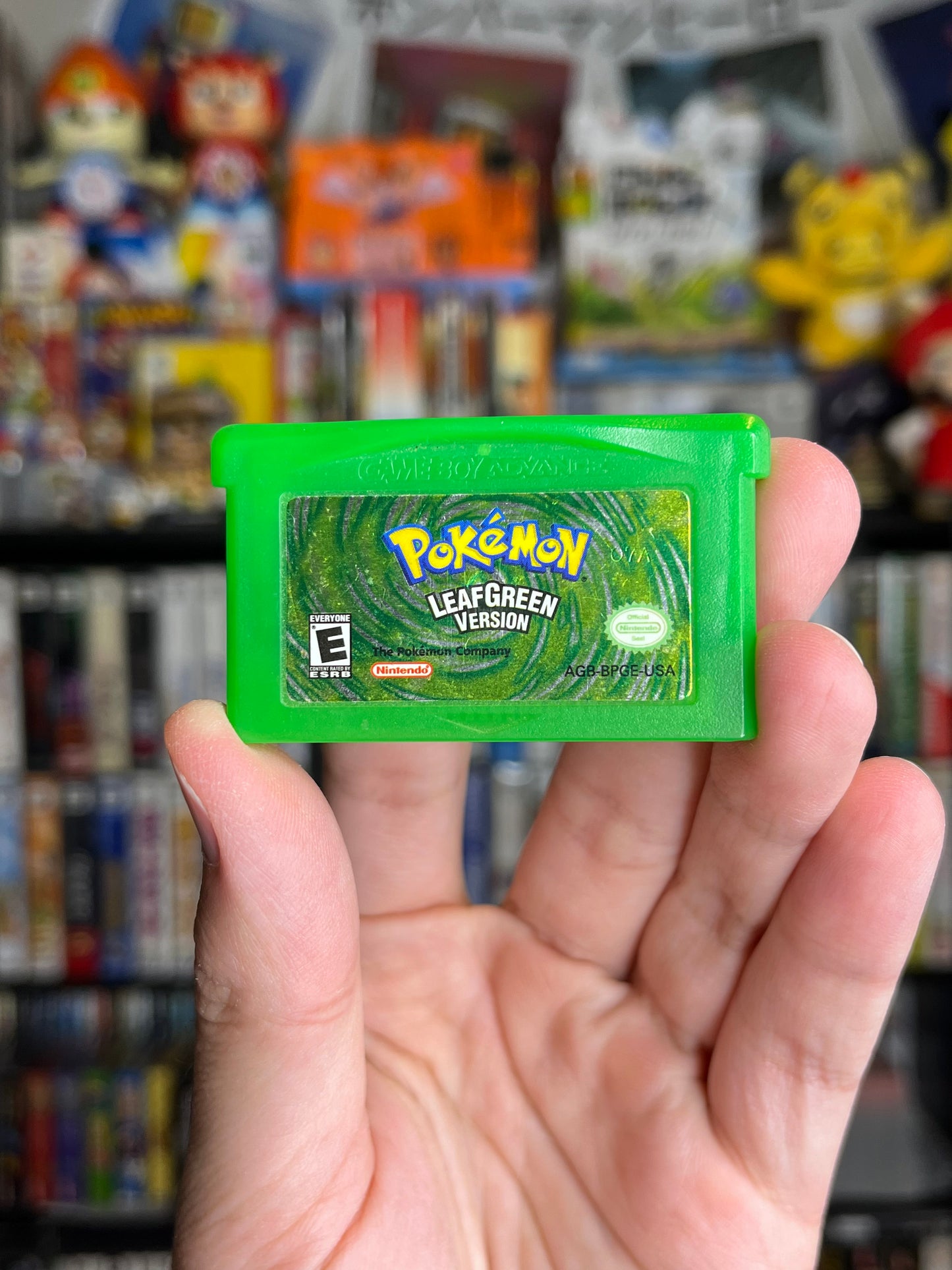 Pokemon Leaf Green GBA Authentic Clean