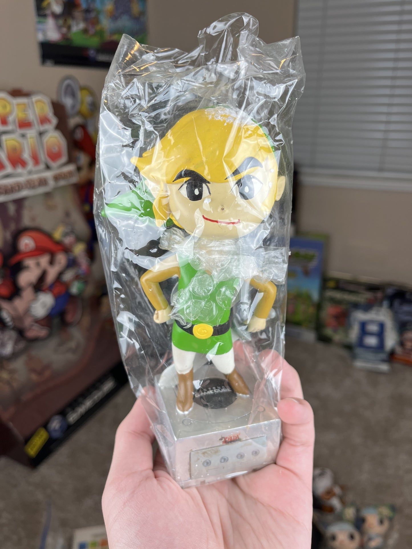 Zelda Wind Waker Promo Bobblehead NEW Unused