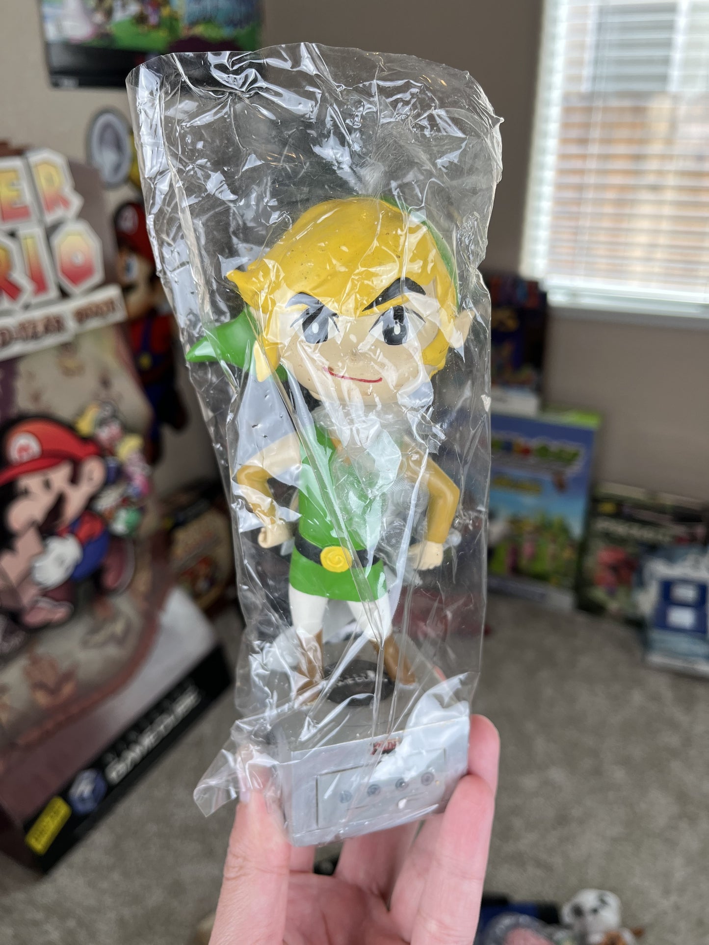 Zelda Wind Waker RARE Promotional Bobblehead NEW Never Used