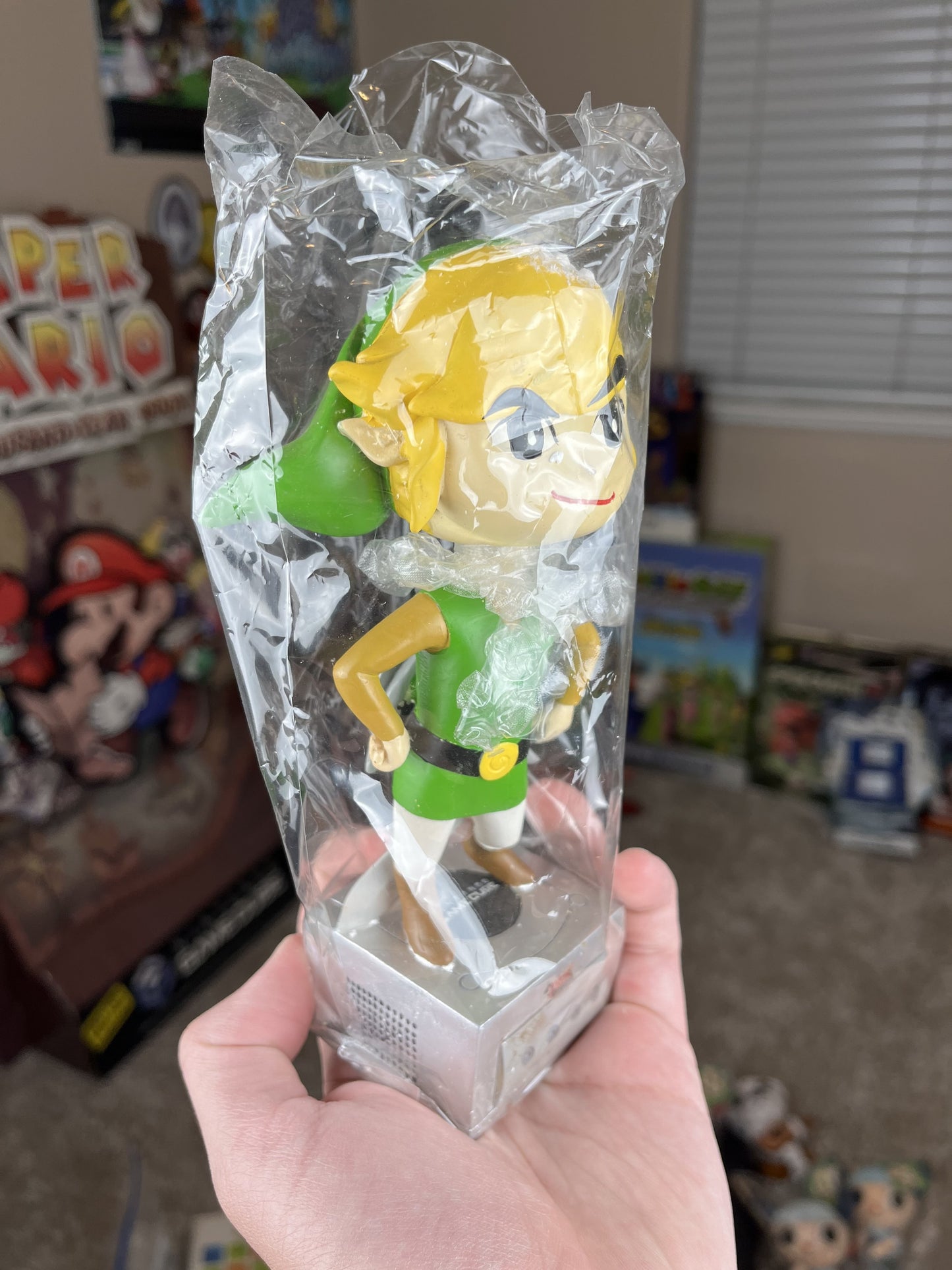 Zelda Wind Waker Promo Bobblehead NEW Unused