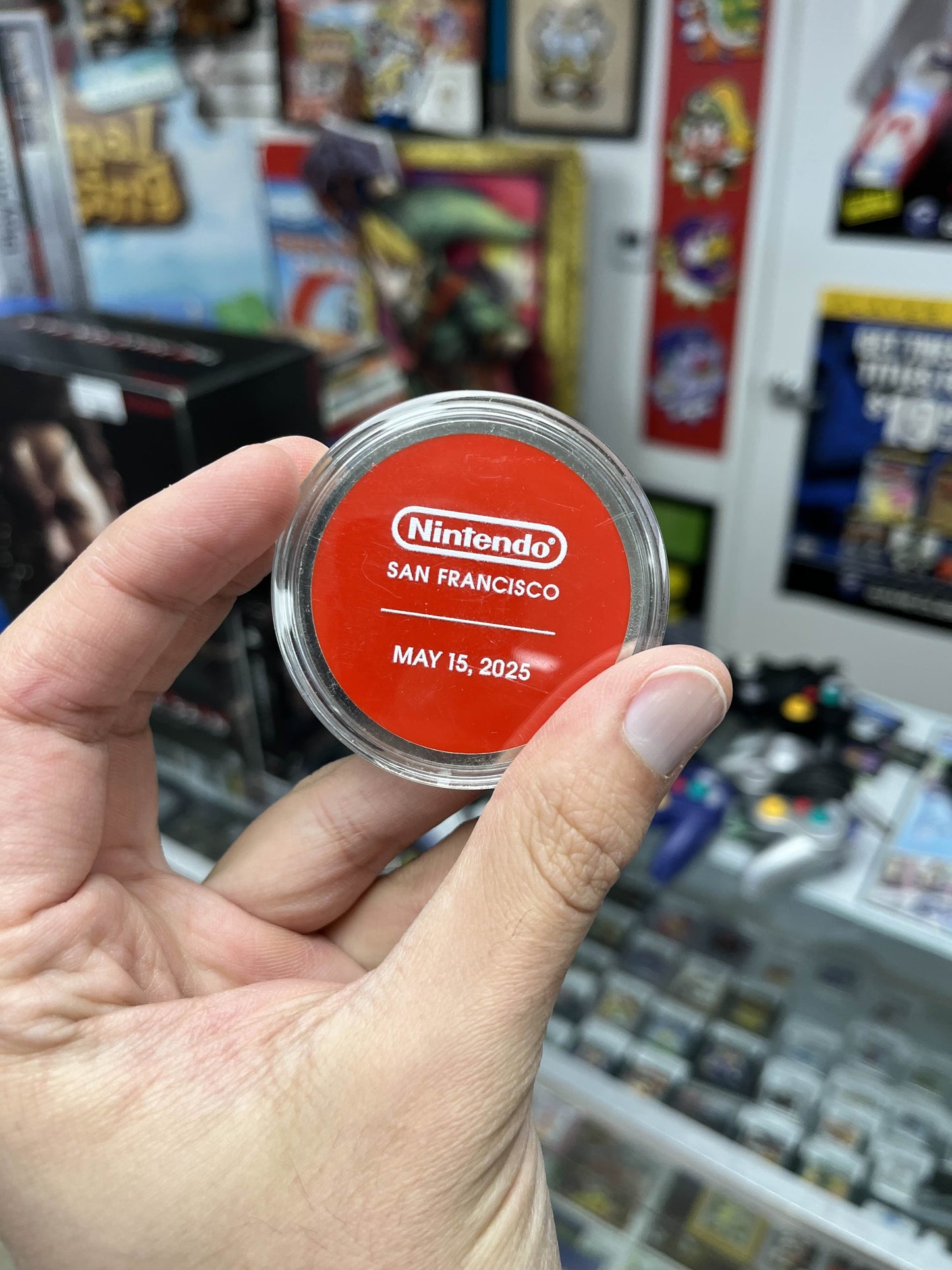 Nintendo Store San Francisco Grand Opening Giveaway Coin *RARE*