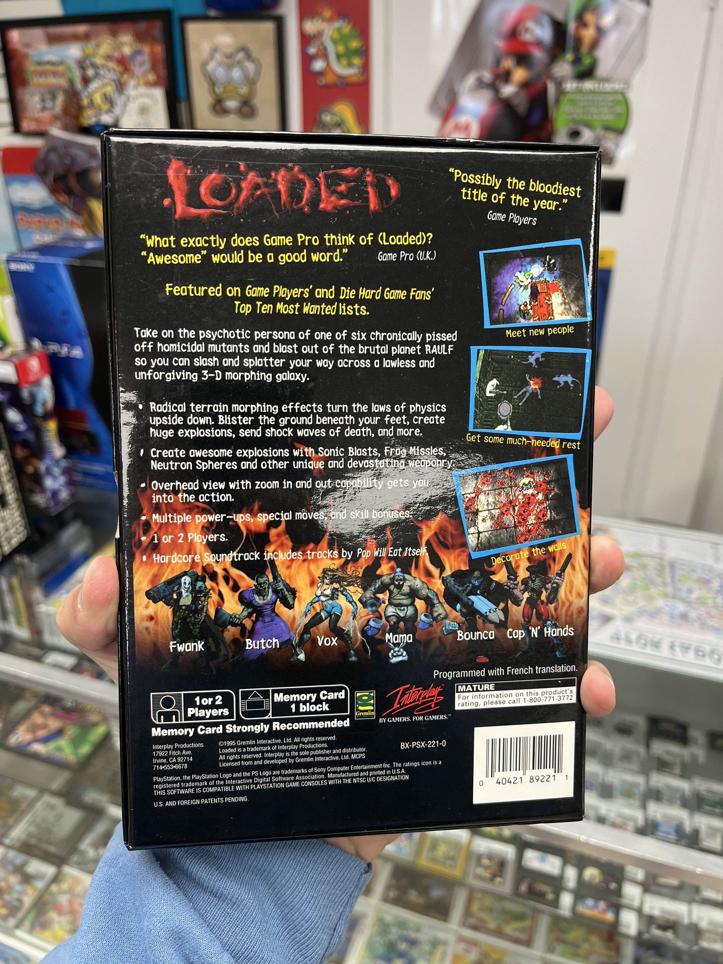 Loaded PS1 Longbox CLEAN & RARE