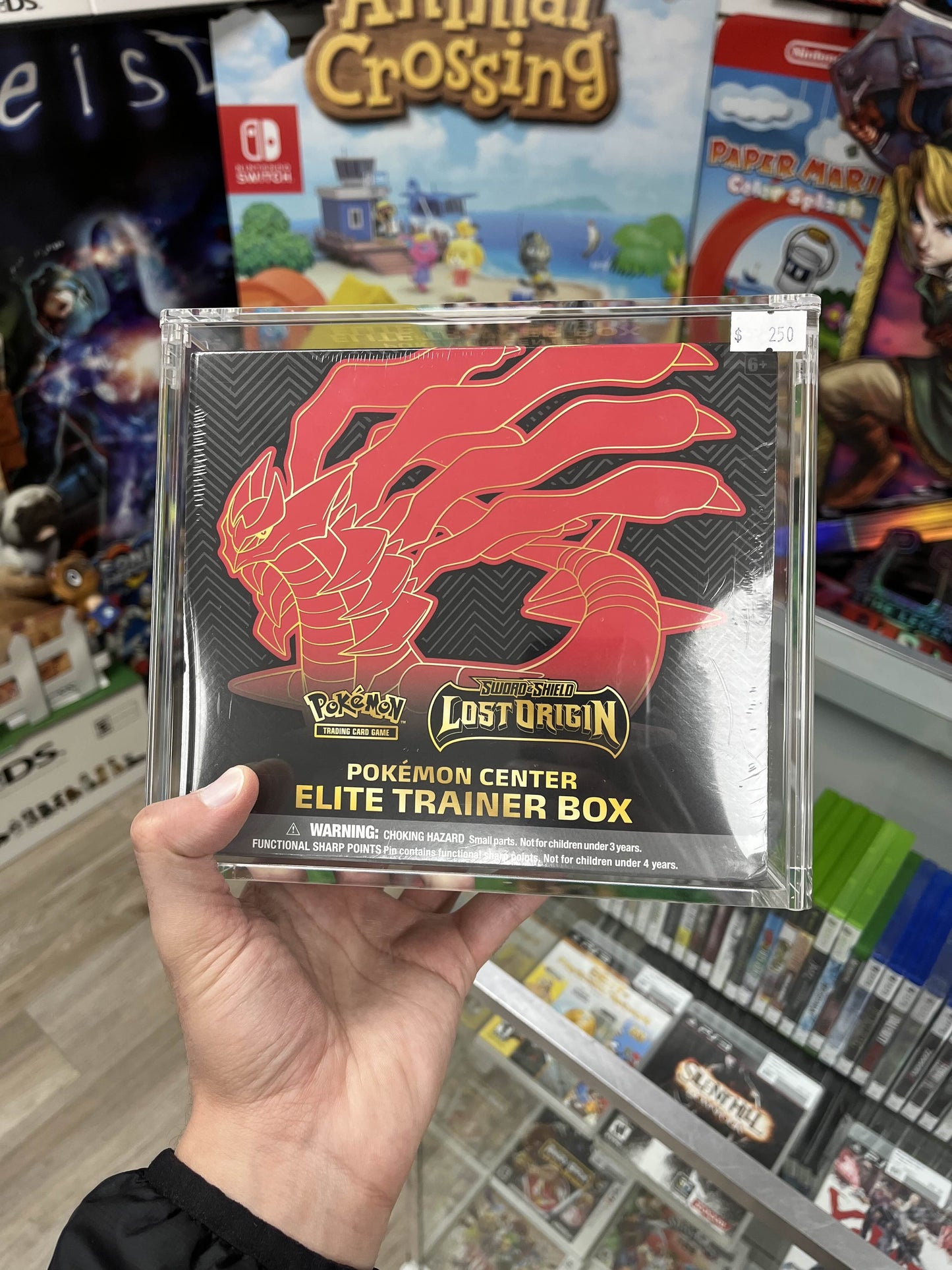 Pokemon Center Lost Origin ETB Sealed W/ Box Protector!