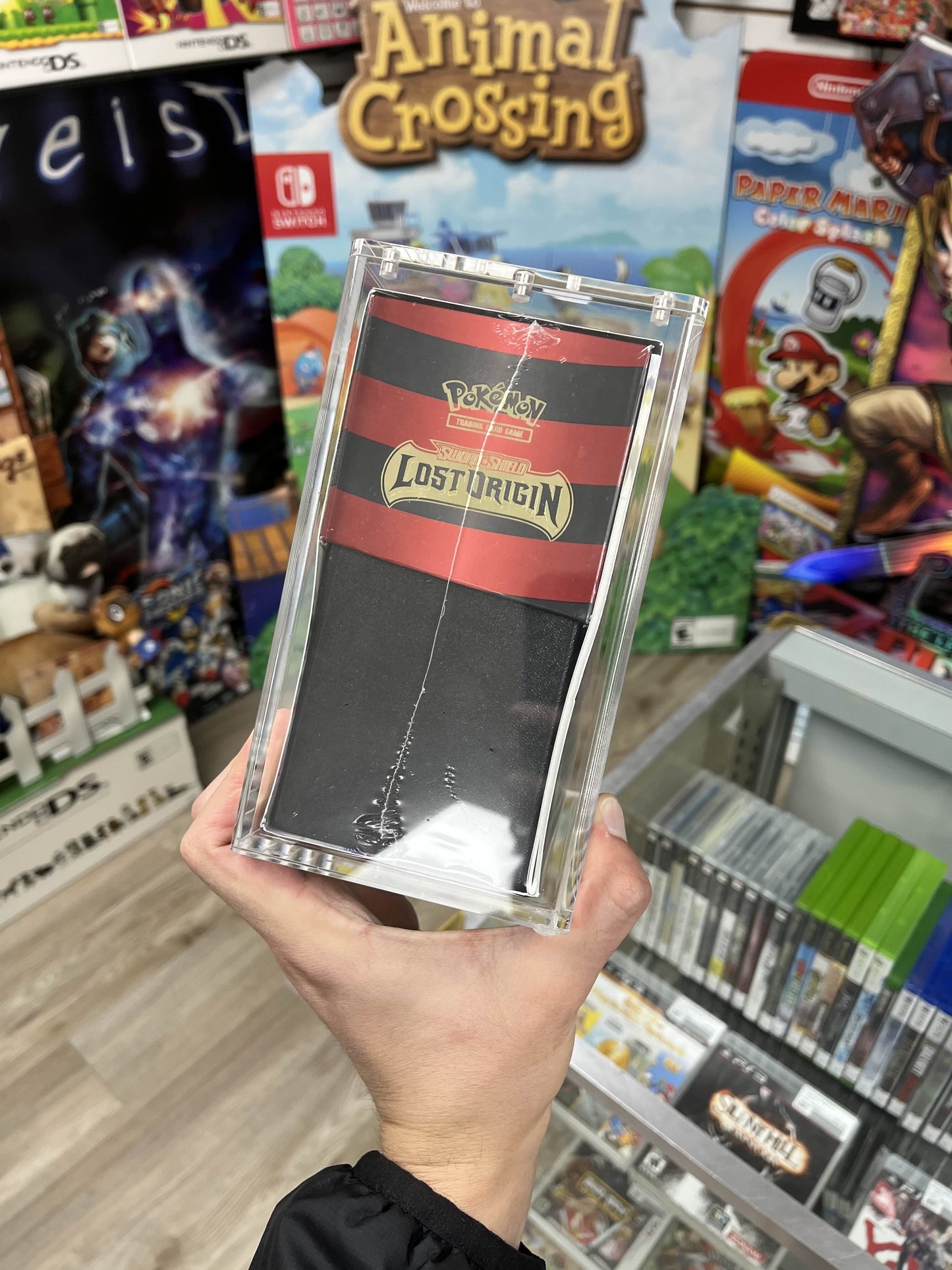 Pokemon Center Lost Origin ETB Sealed W/ Box Protector!