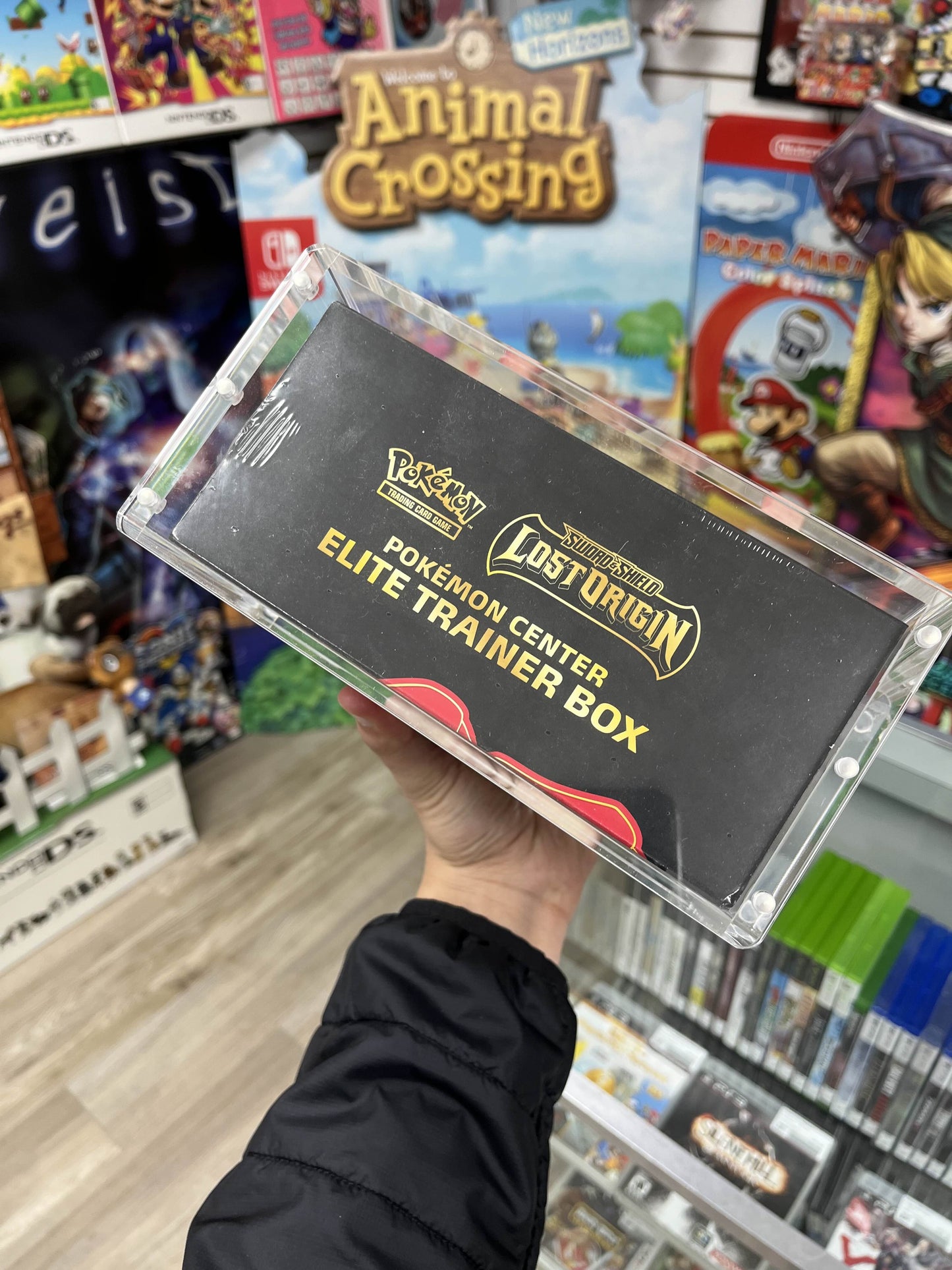 Pokemon Center Lost Origin ETB Sealed W/ Box Protector!