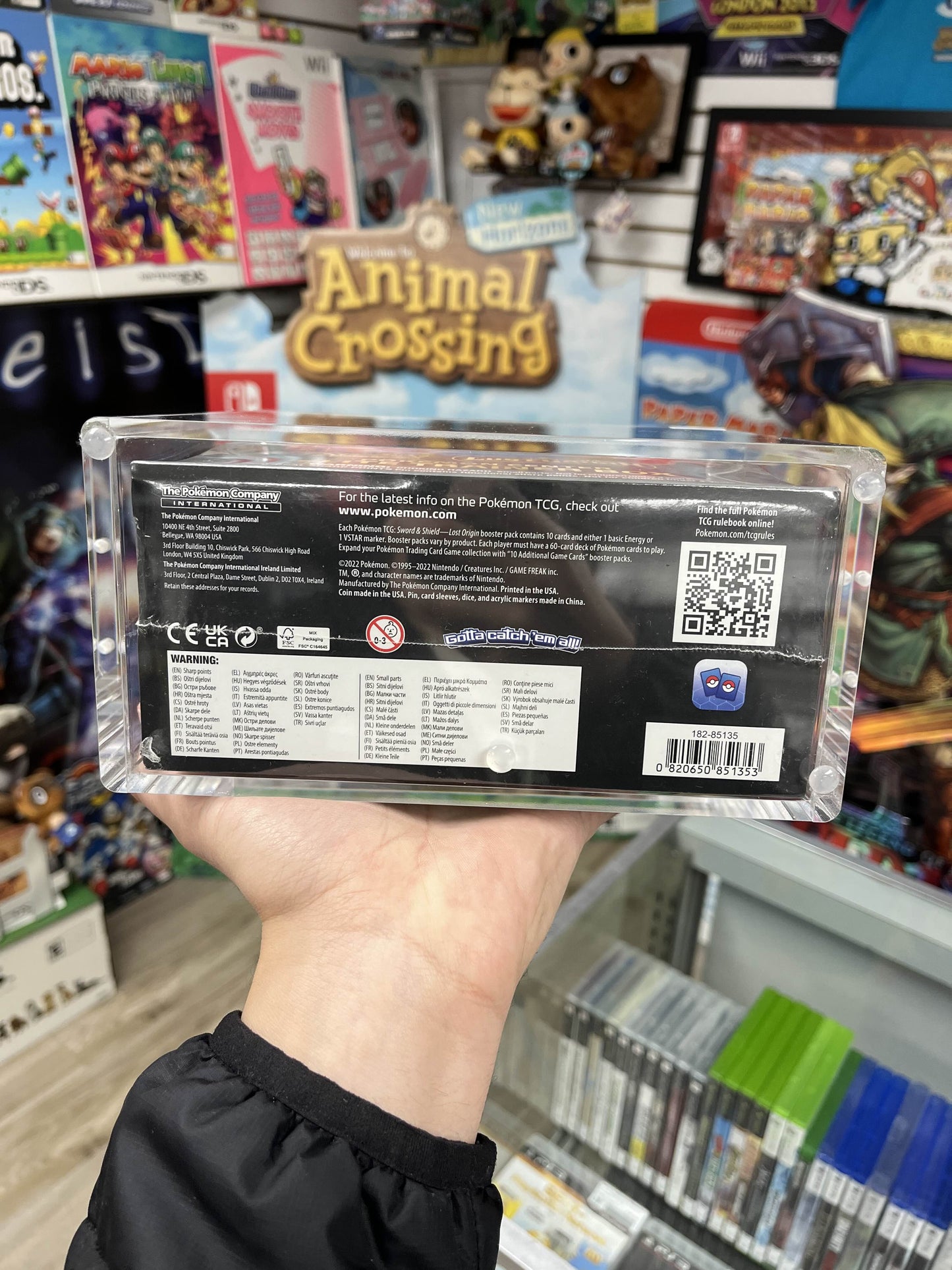 Pokemon Center Lost Origin ETB Sealed W/ Box Protector!