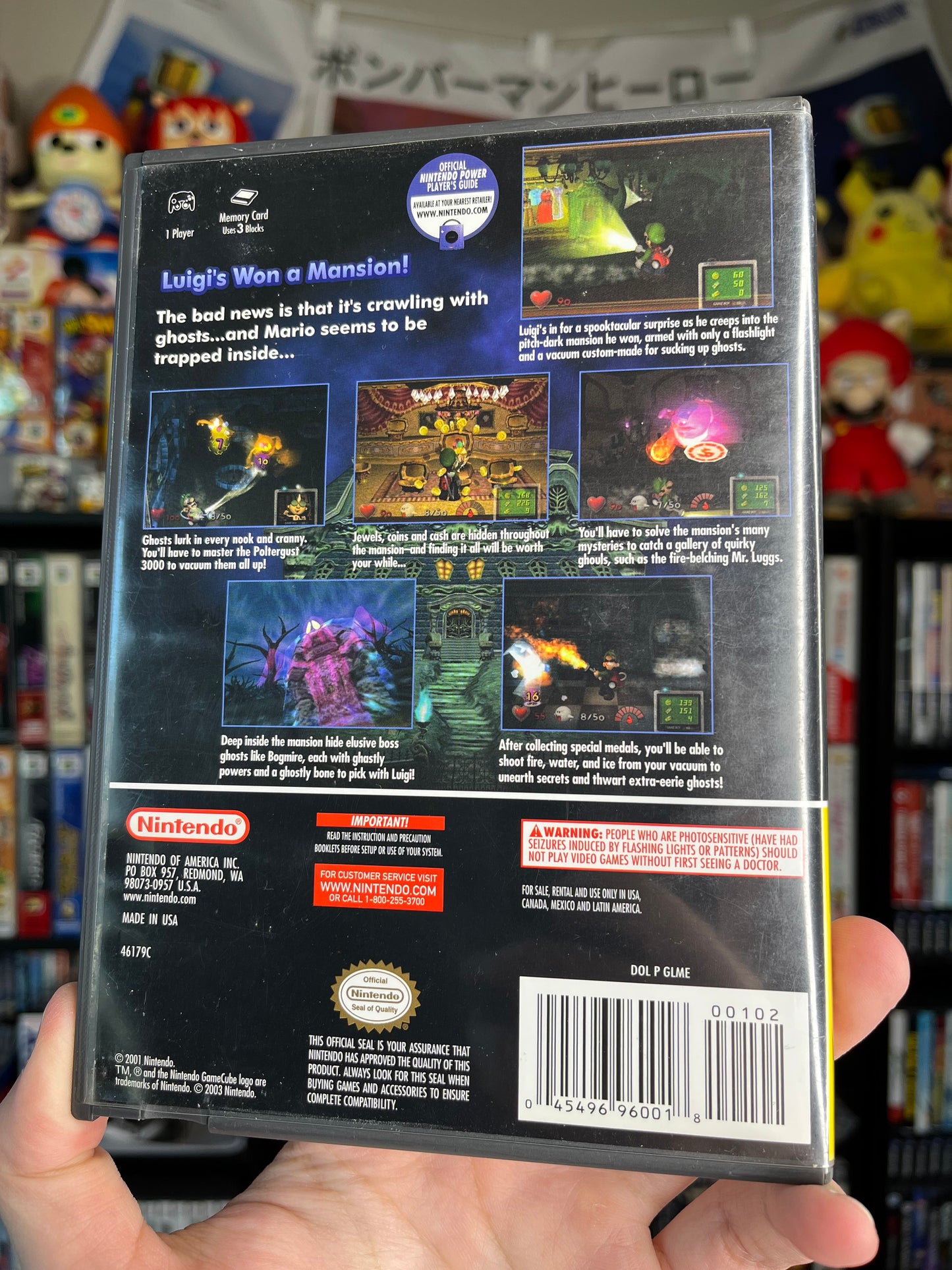 Luigi's Mansion GameCube CIB