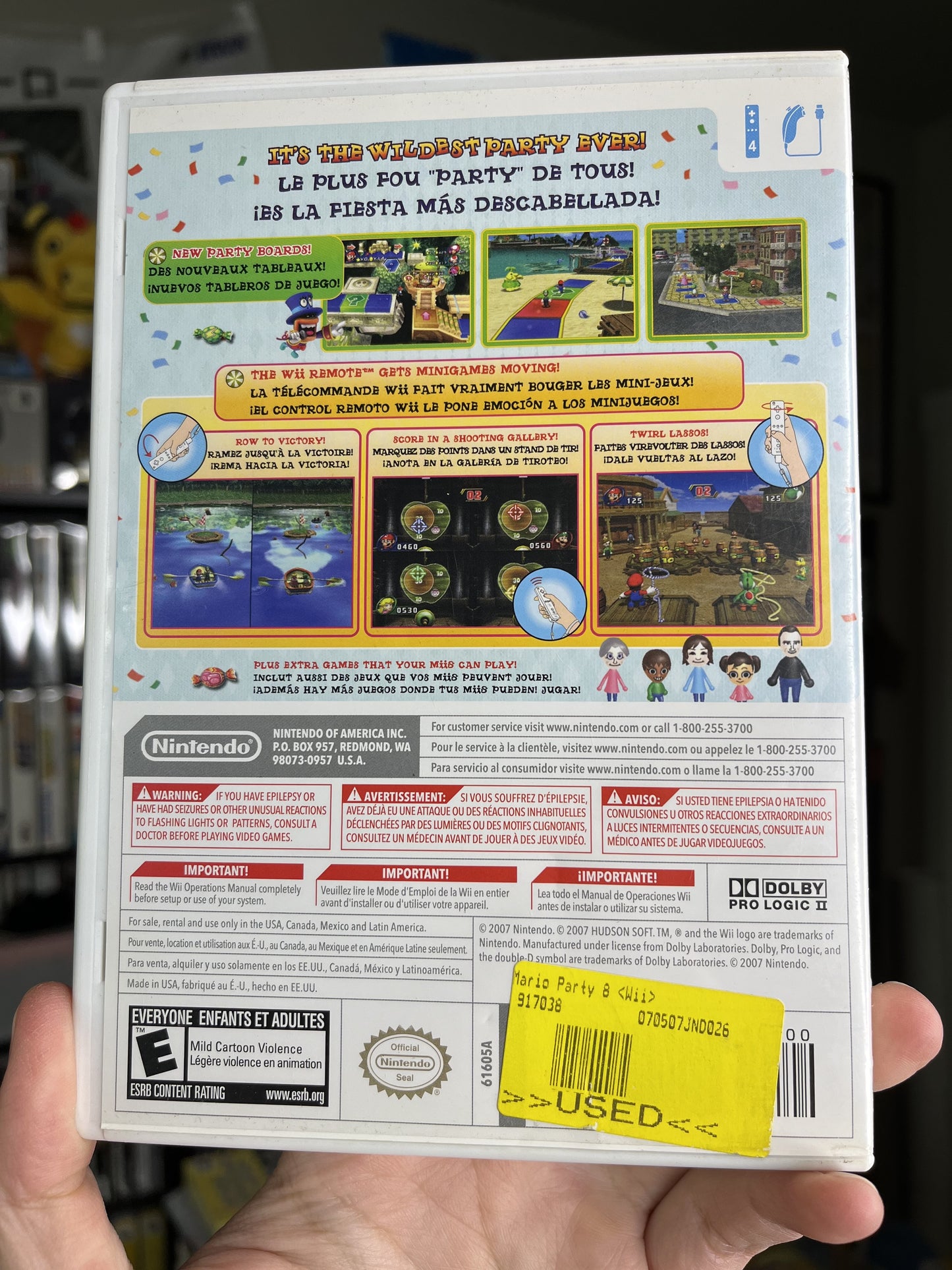 Mario Party 8 Wii CIB