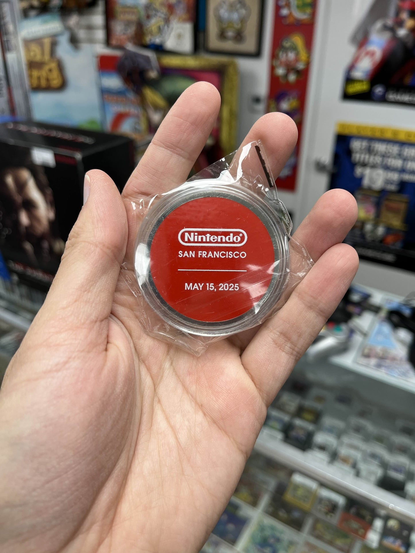 Nintendo Store San Francisco Grand Opening Giveaway Coin *RARE*