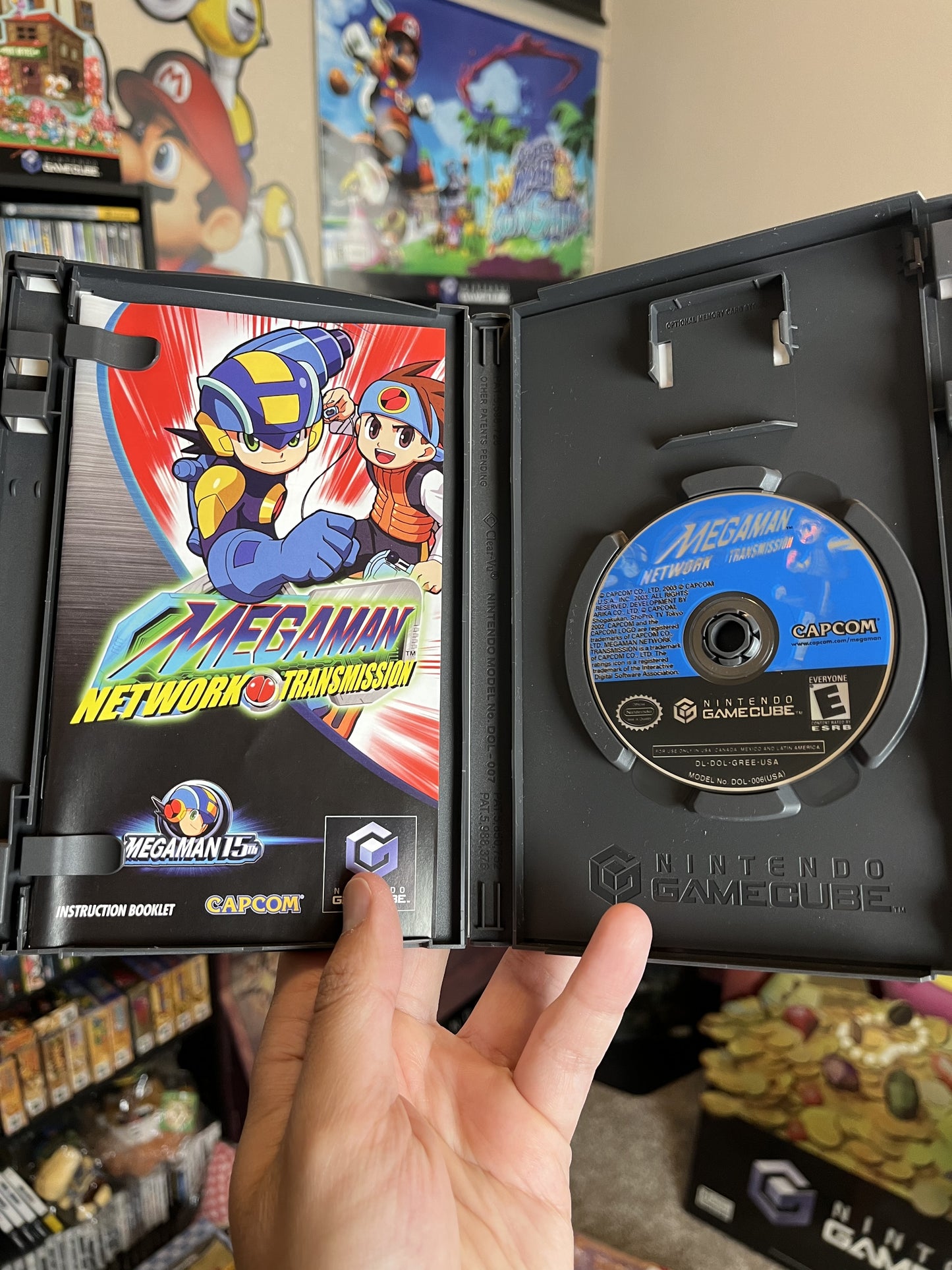 Megaman Network Transmission GameCube CIB Clean