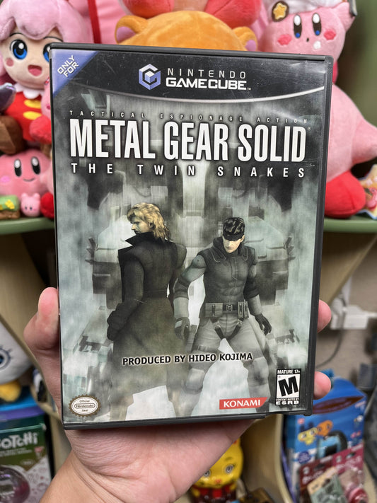 Metal Gear Solid Twin Snakes GameCube CIB CLEAN