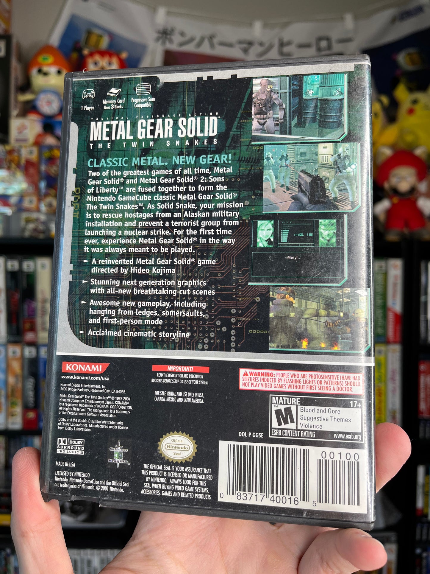 Metal Gear Solid Twin Snakes GameCube CIB