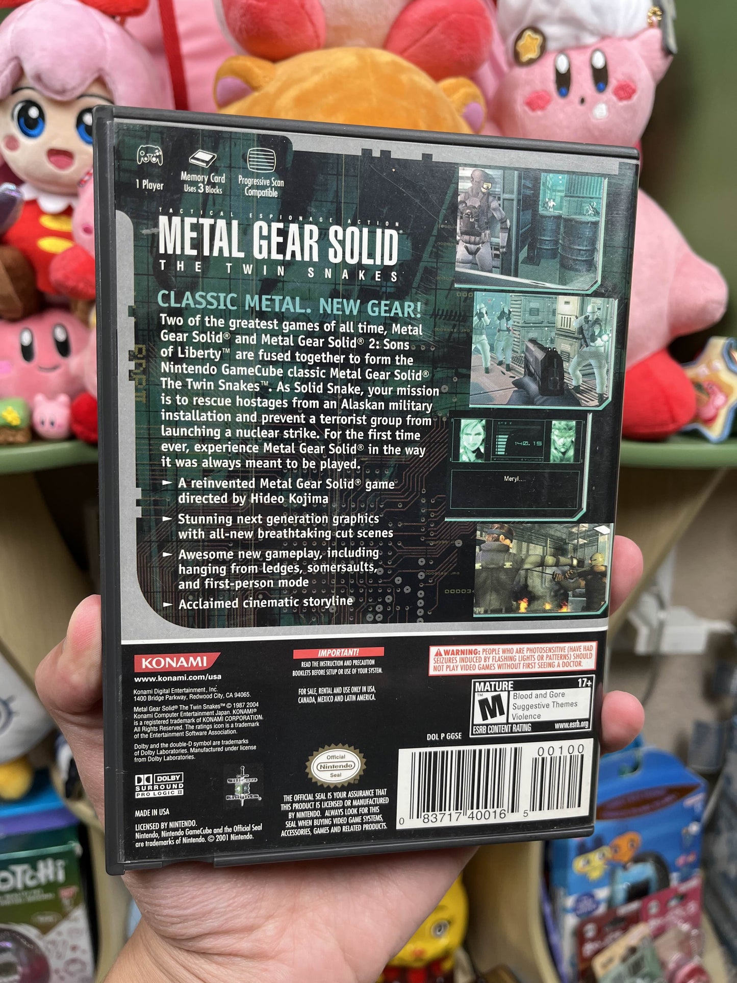 Metal Gear Solid Twin Snakes GameCube CIB CLEAN