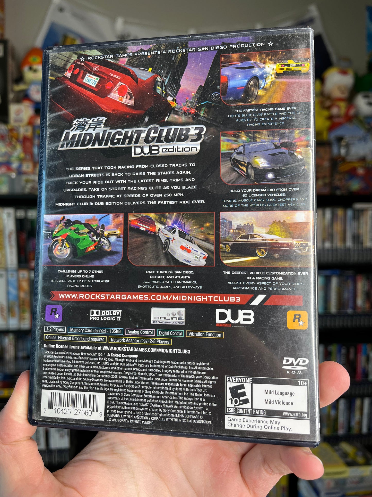 Midnight Club 2 Dub Edition PS2 CIB