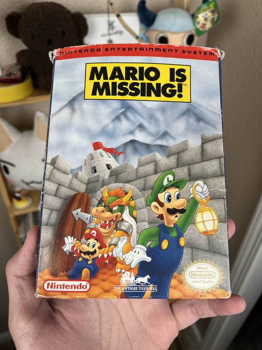 Mario Is Missing NES Boxed