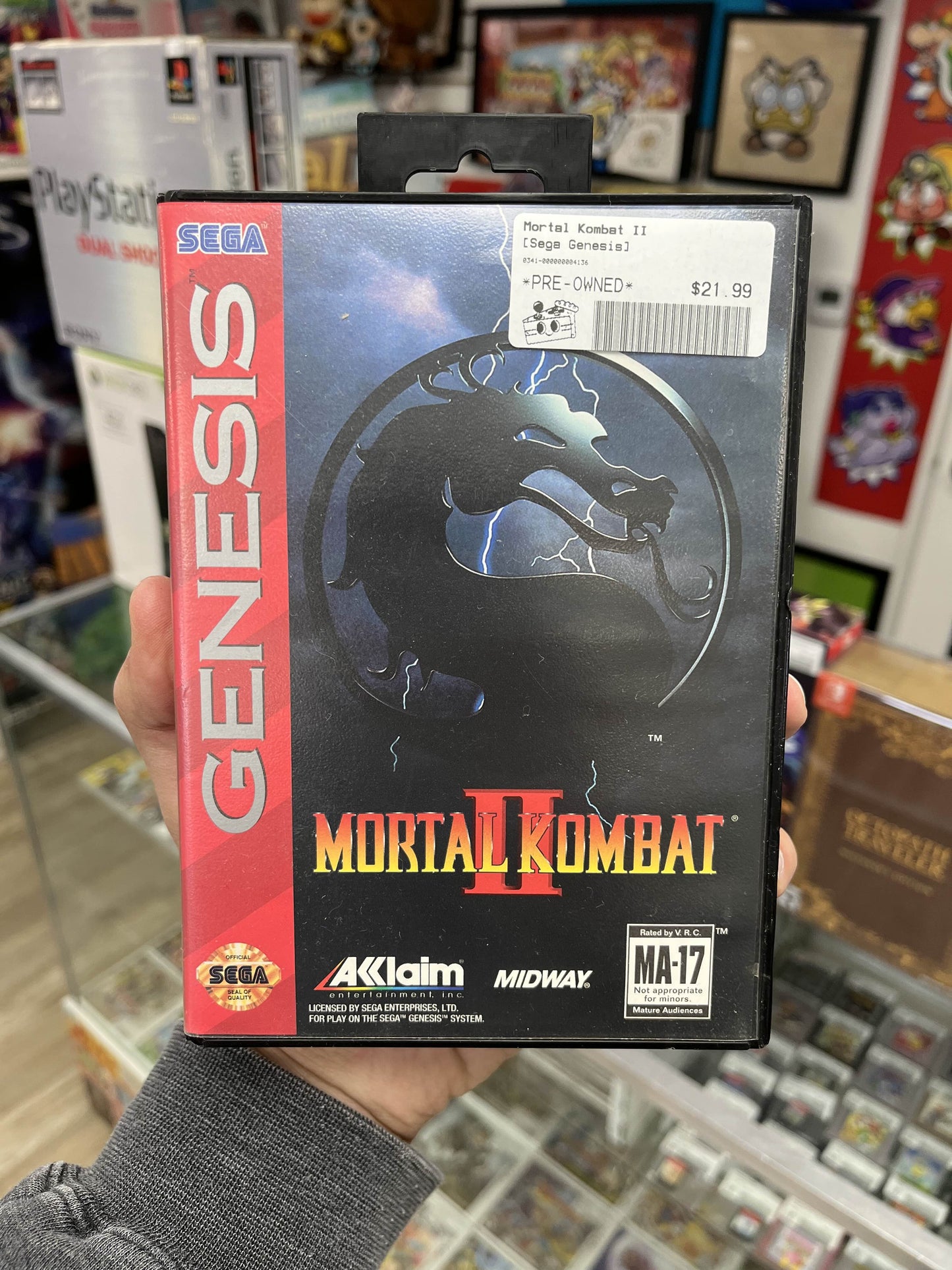 Mortal Kombat II Sega Genesis Complete