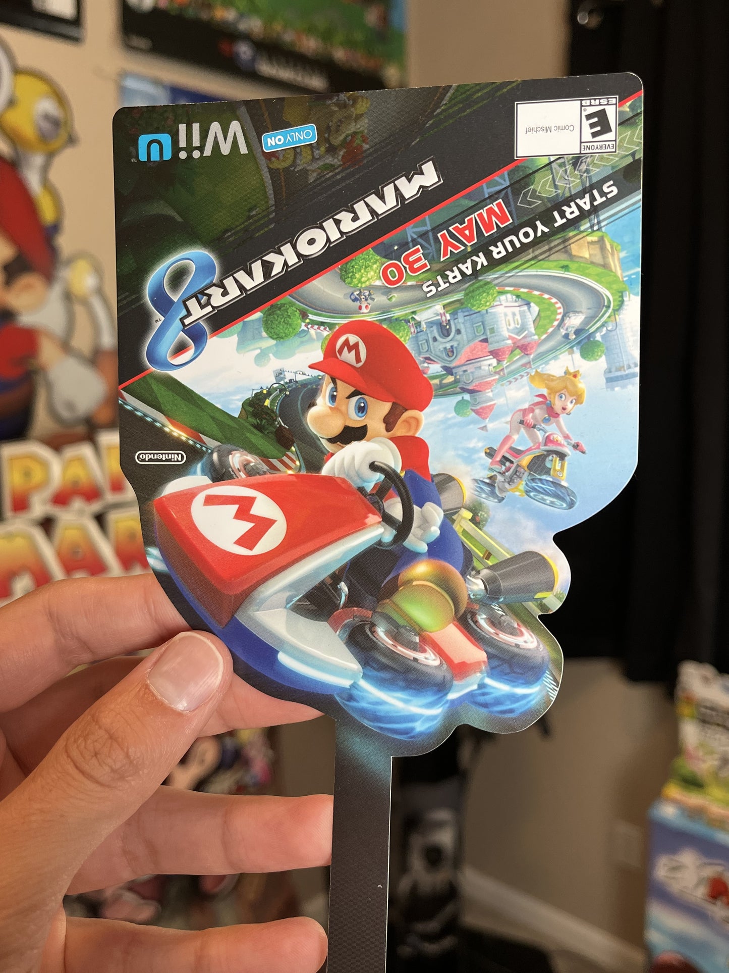 Mario Kart 8 Promotional Hanger Display NEW