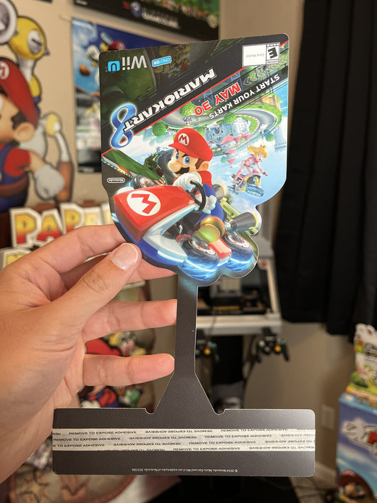 Mario Kart 8 Promotional Hanger Display NEW