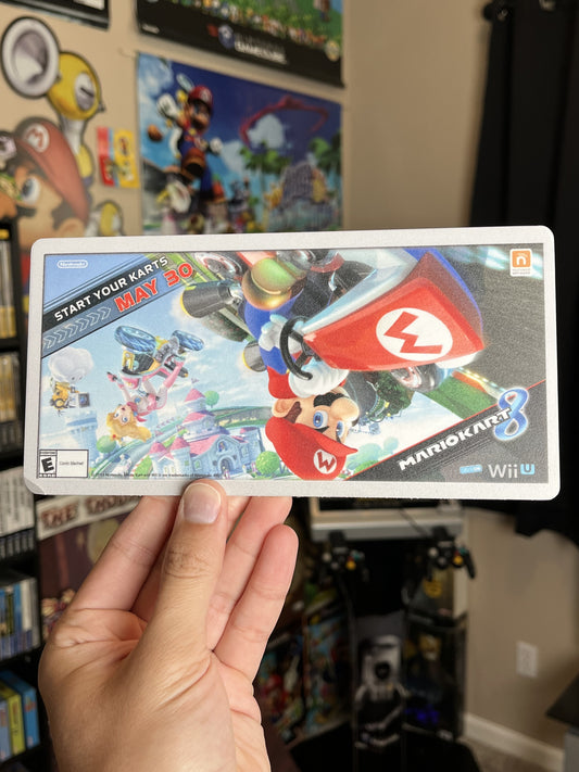 Mario Kart 8 Wii U Promo Display (Unused!)