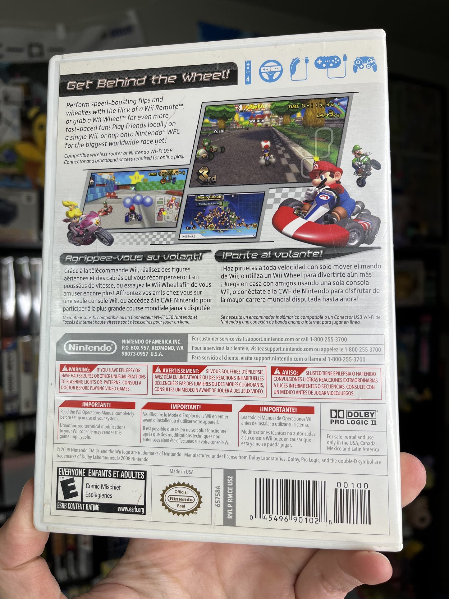 Mario Kart Wii Boxed