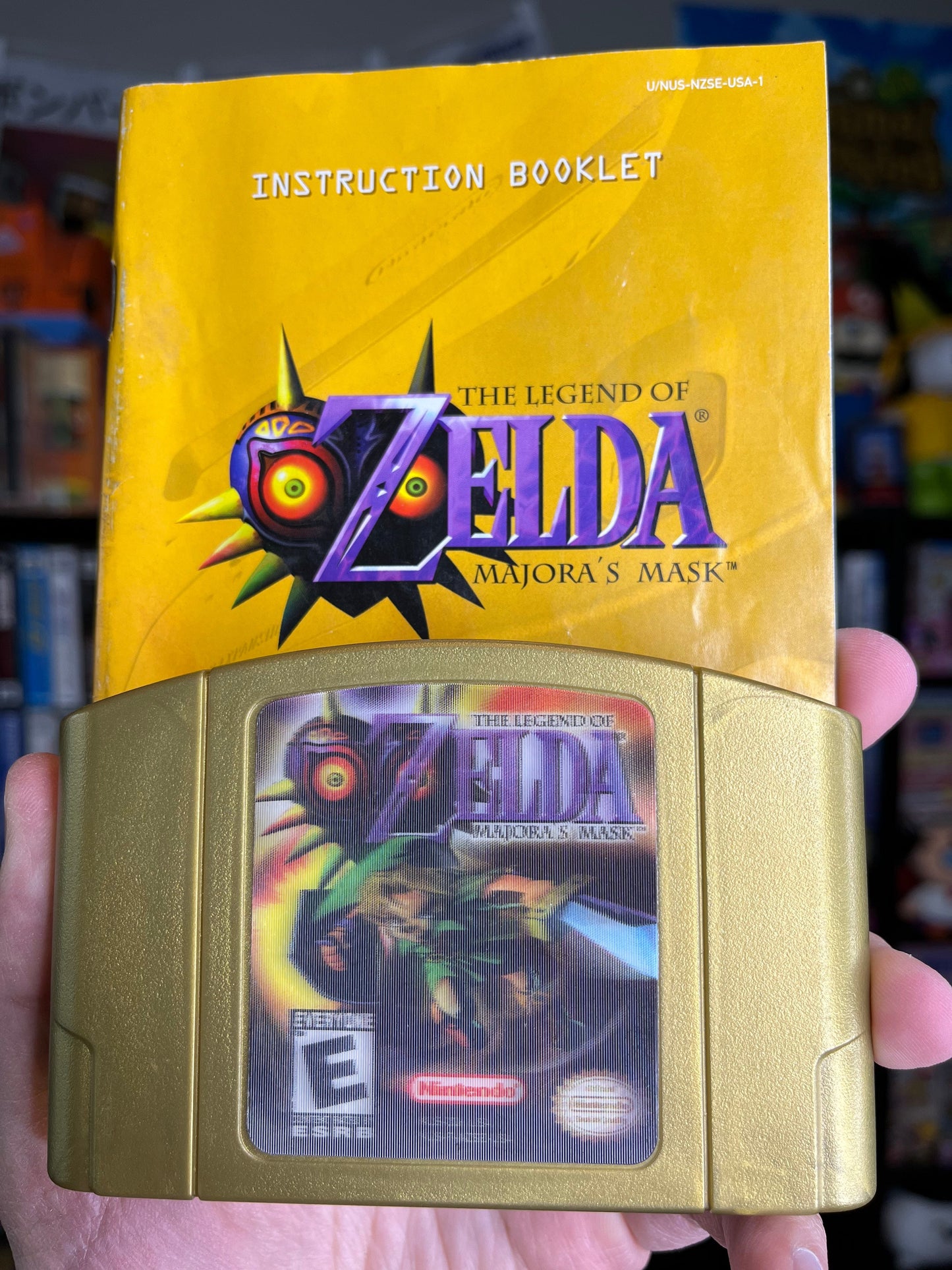 Zelda Majora's Mask N64 Clean Authentic W/ Manual