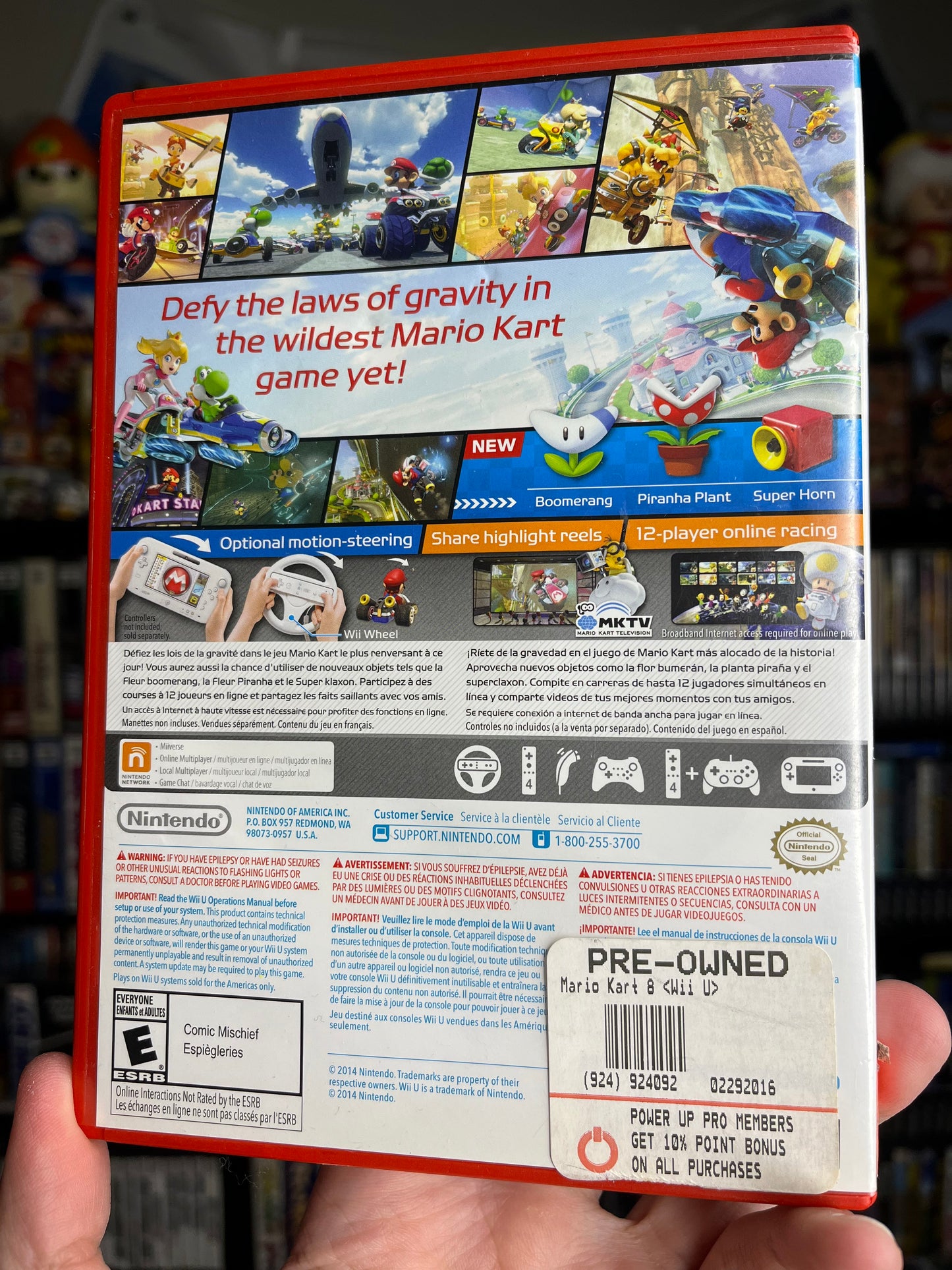 Mario Kart 8 Wii U CIB