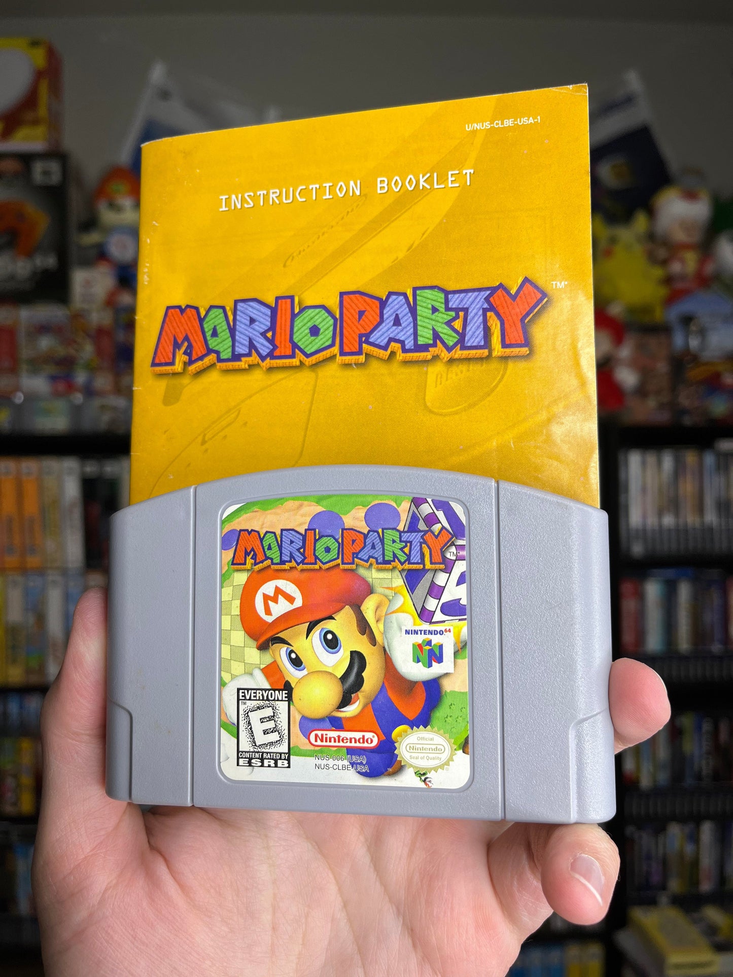 Mario Party 1 N64 Clean W/ Manual