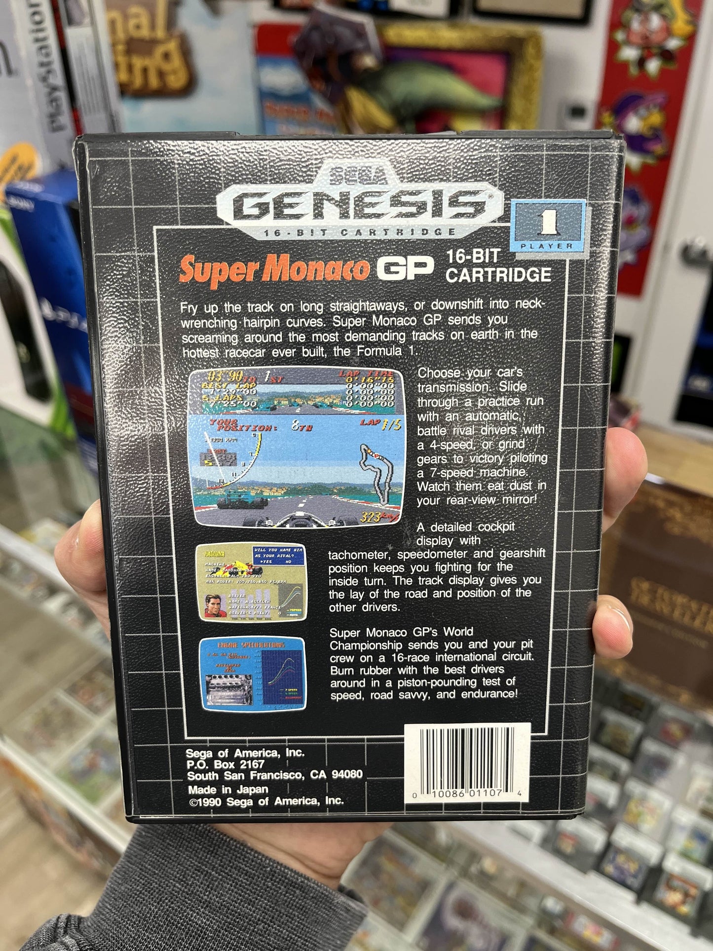 Super Monaco Sega Genesis CIB