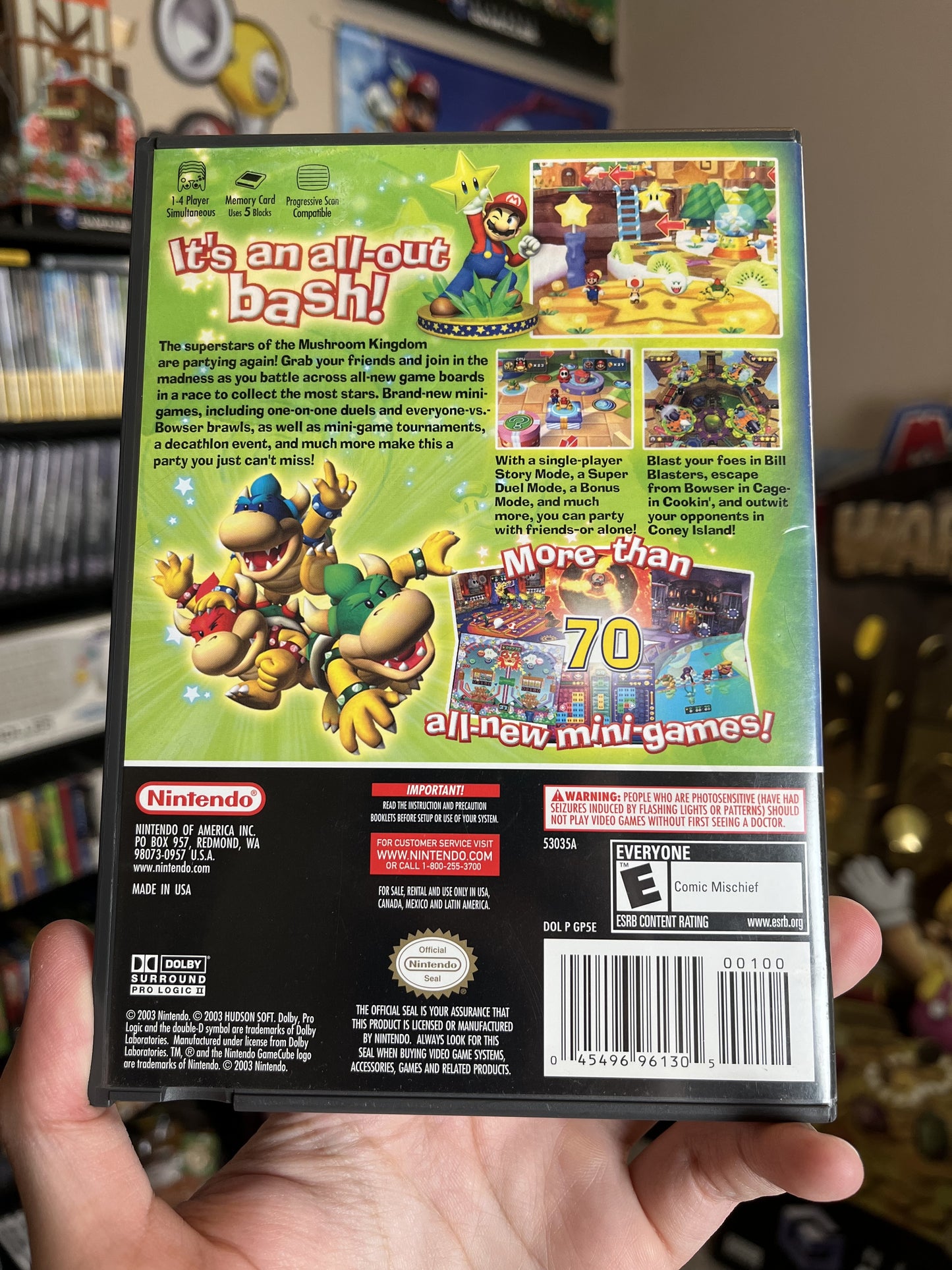 Mario Party 5 GameCube CIB Clean