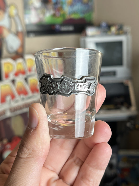 Mario Party 7 Promo Shot Glass GameCube RARE