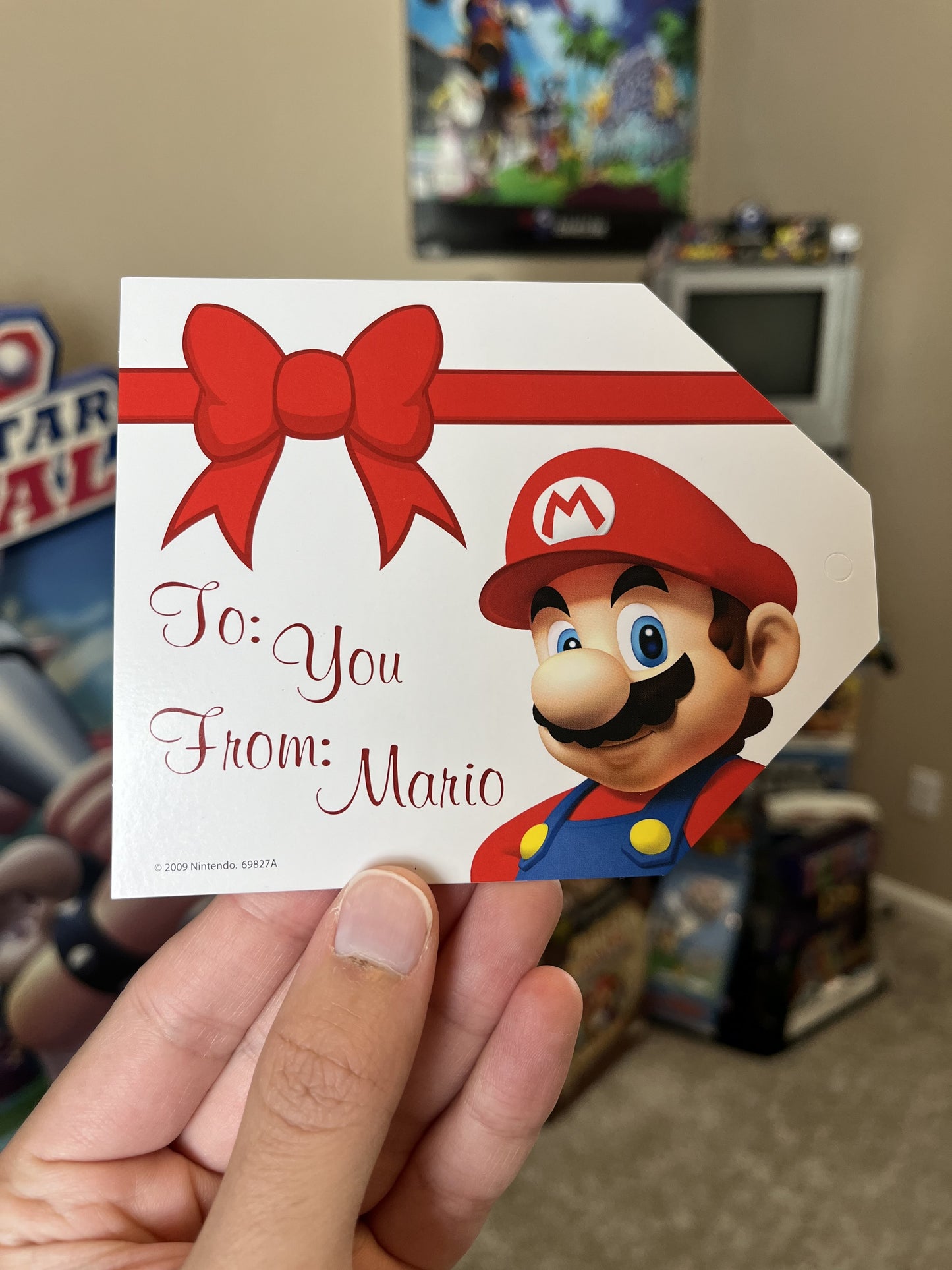 Mario Valentine Nintendo Employee Promo RARE