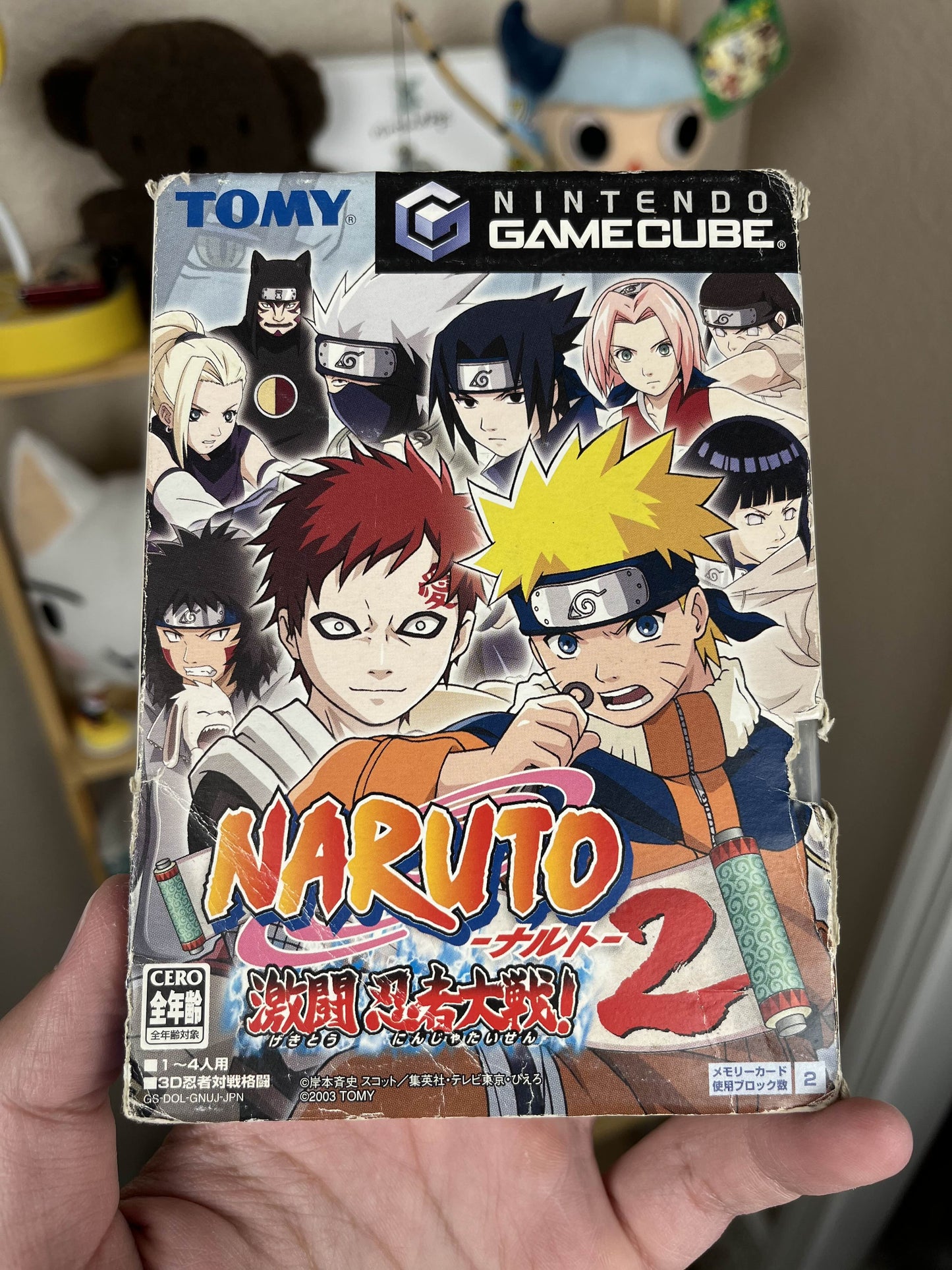 Naruto Clash of Ninja 2 Japanese GameCube CIB