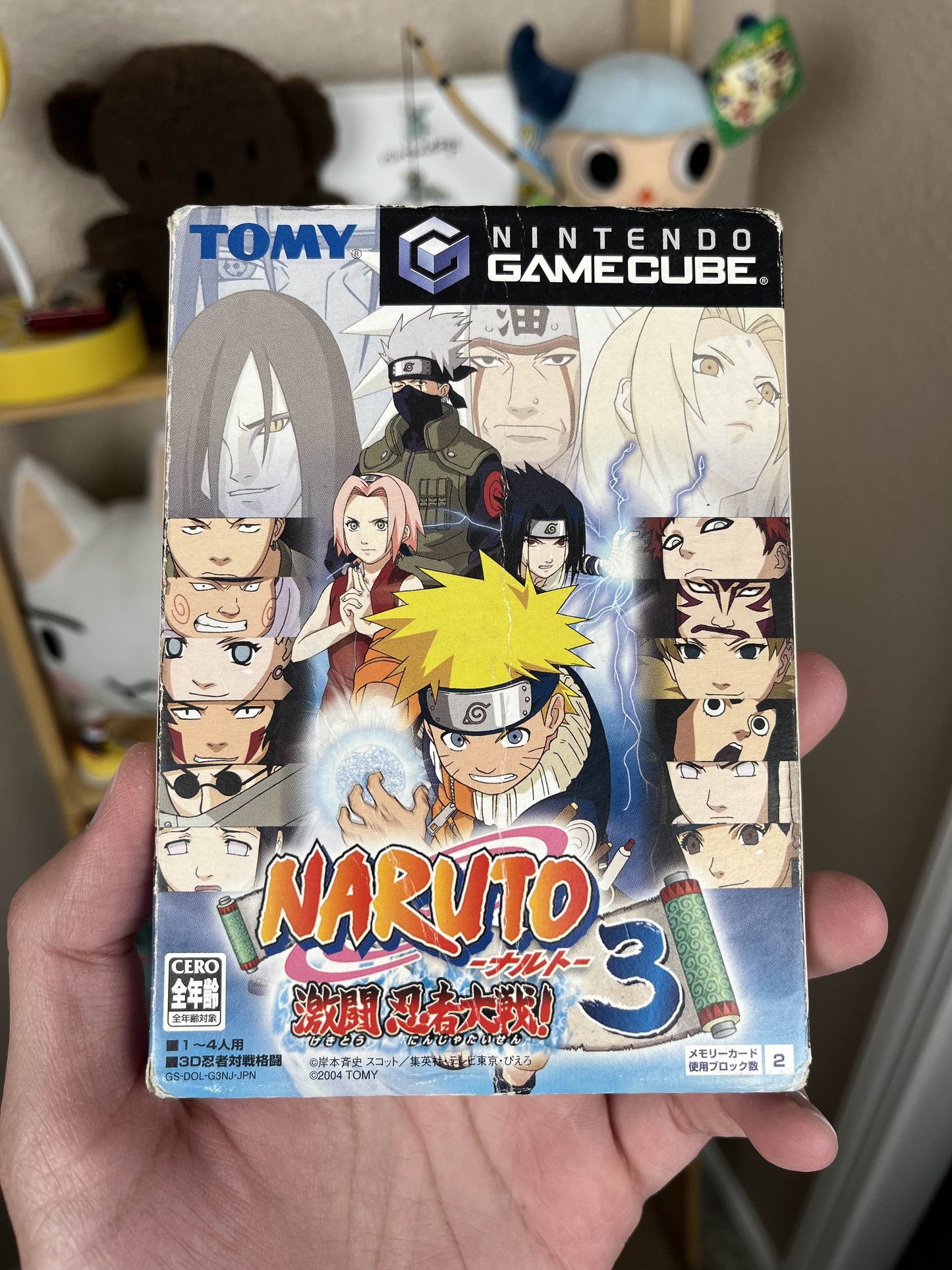 Naruto Clash of Ninja 3 Japanese GameCube Boxed