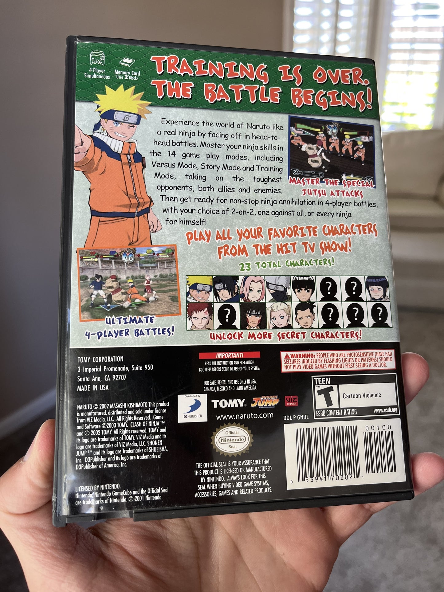 Naruto Clash of Ninja 2 GameCube Boxed