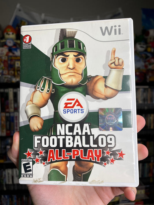 NCAA Football 09 All-Play Wii CIB